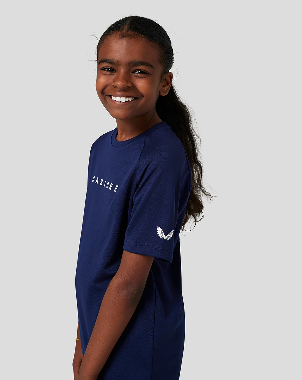 Junior Short Sleeve Raglan T-Shirt - Navy - Image 10