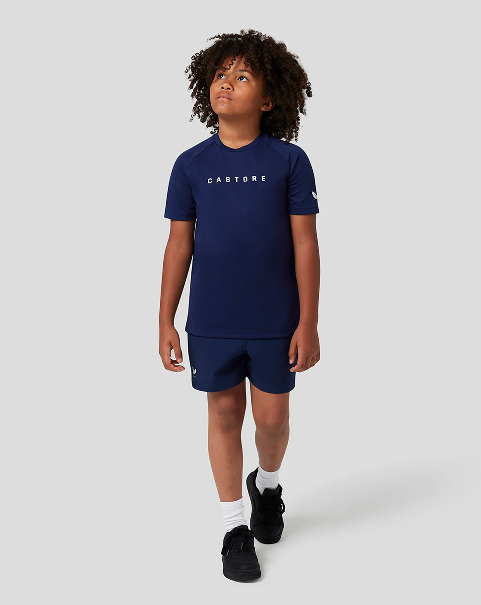 Junior Short Sleeve Raglan T-Shirt - Navy - Image 5