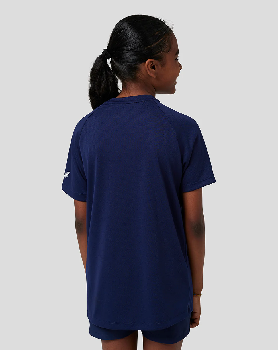 Junior Short Sleeve Raglan T-Shirt - Navy - Image 6