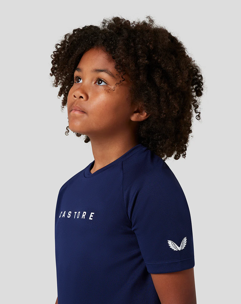 Junior Short Sleeve Raglan T-Shirt - Navy - Image 9