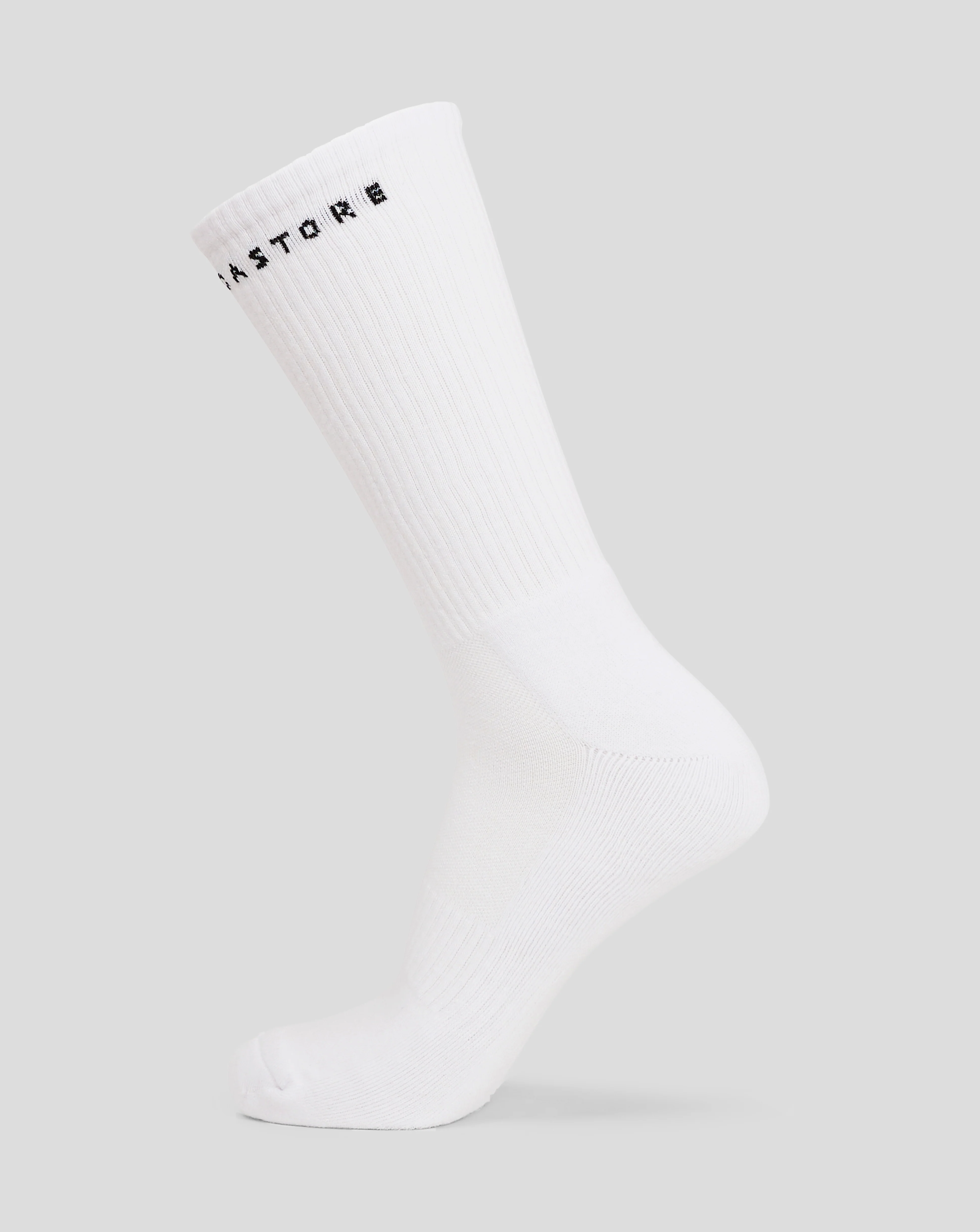 Juniors Basic Crew Sock 2pk - WHITE