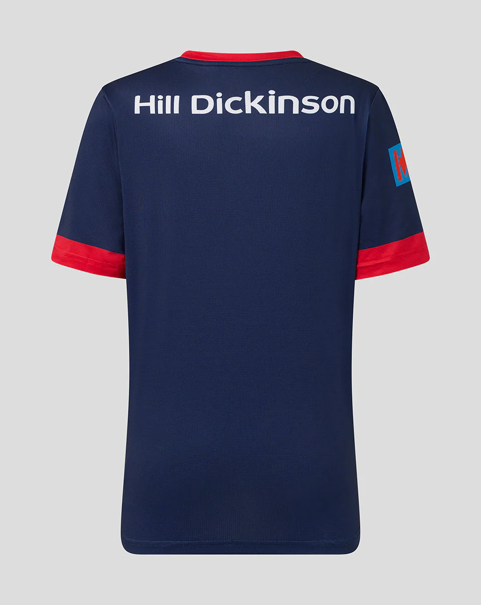 Lancashire Cricket Junior 26/27 ODI Short Sleeve Jersey - Peacoat - Image 2
