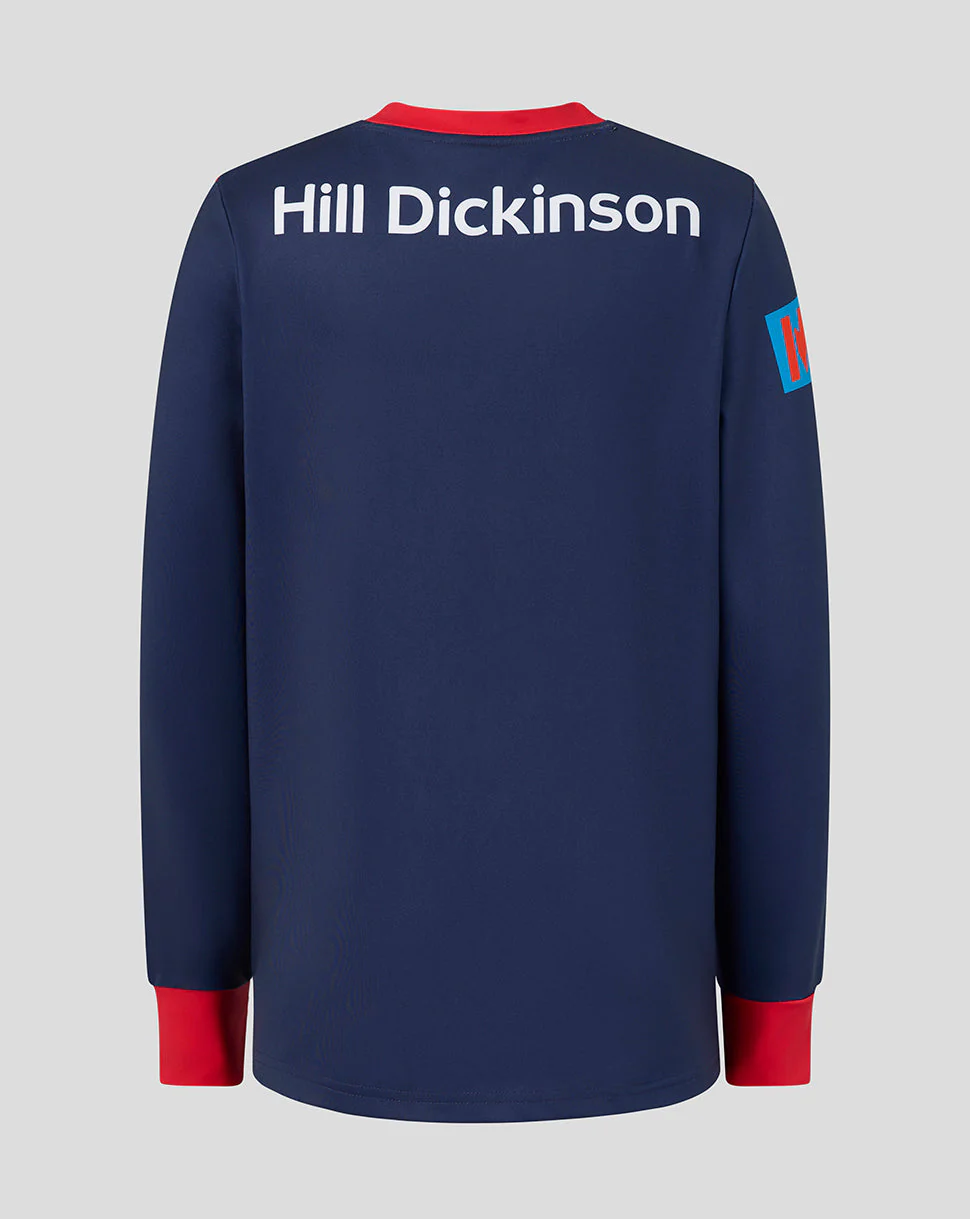 Lancashire Cricket Junior 26/27 ODI Sweatshirt - Peacoat - Image 2