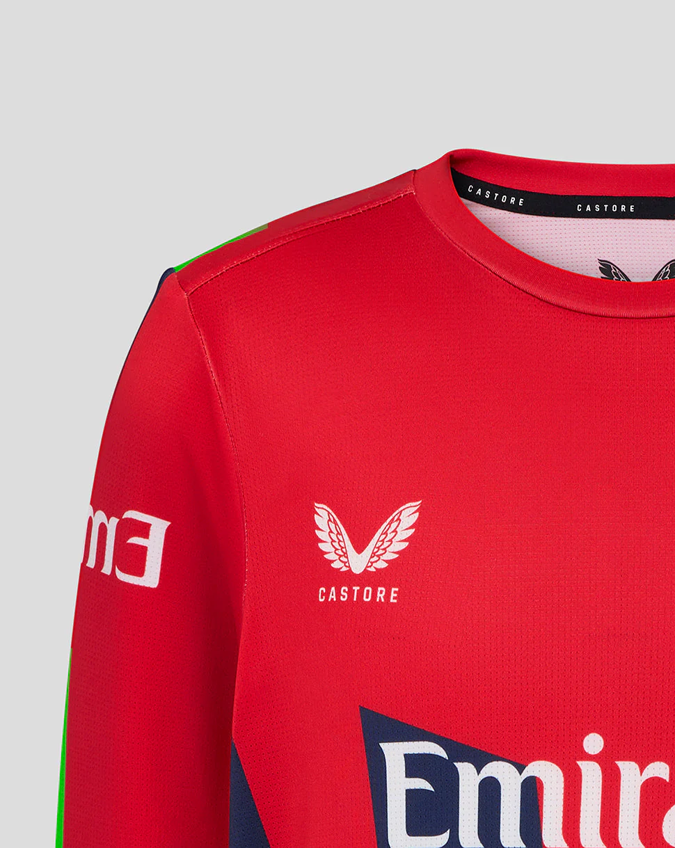 Lancashire Cricket Junior 26/27 T20 Long Sleeve Jersey - Red - Image 5