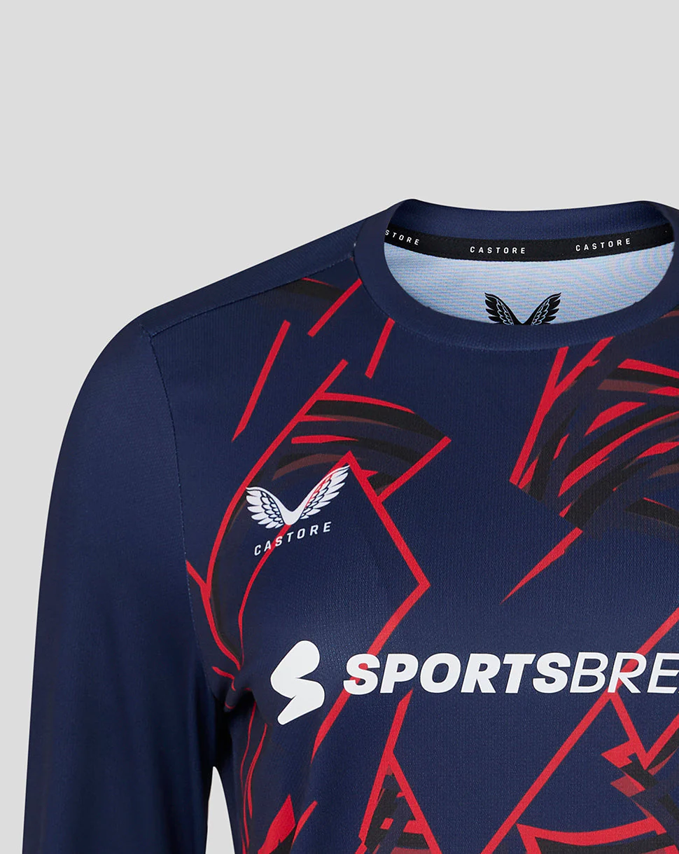 Lancashire Cricket Women's 26/27 Long Sleeve Performance T-Shirt - Peacoat - Image 3
