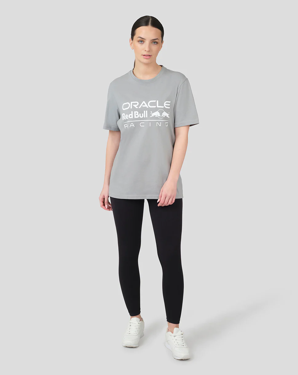 Oracle Red Bull Racing Unisex Large Front Logo T-Shirt - Grey - Image 5