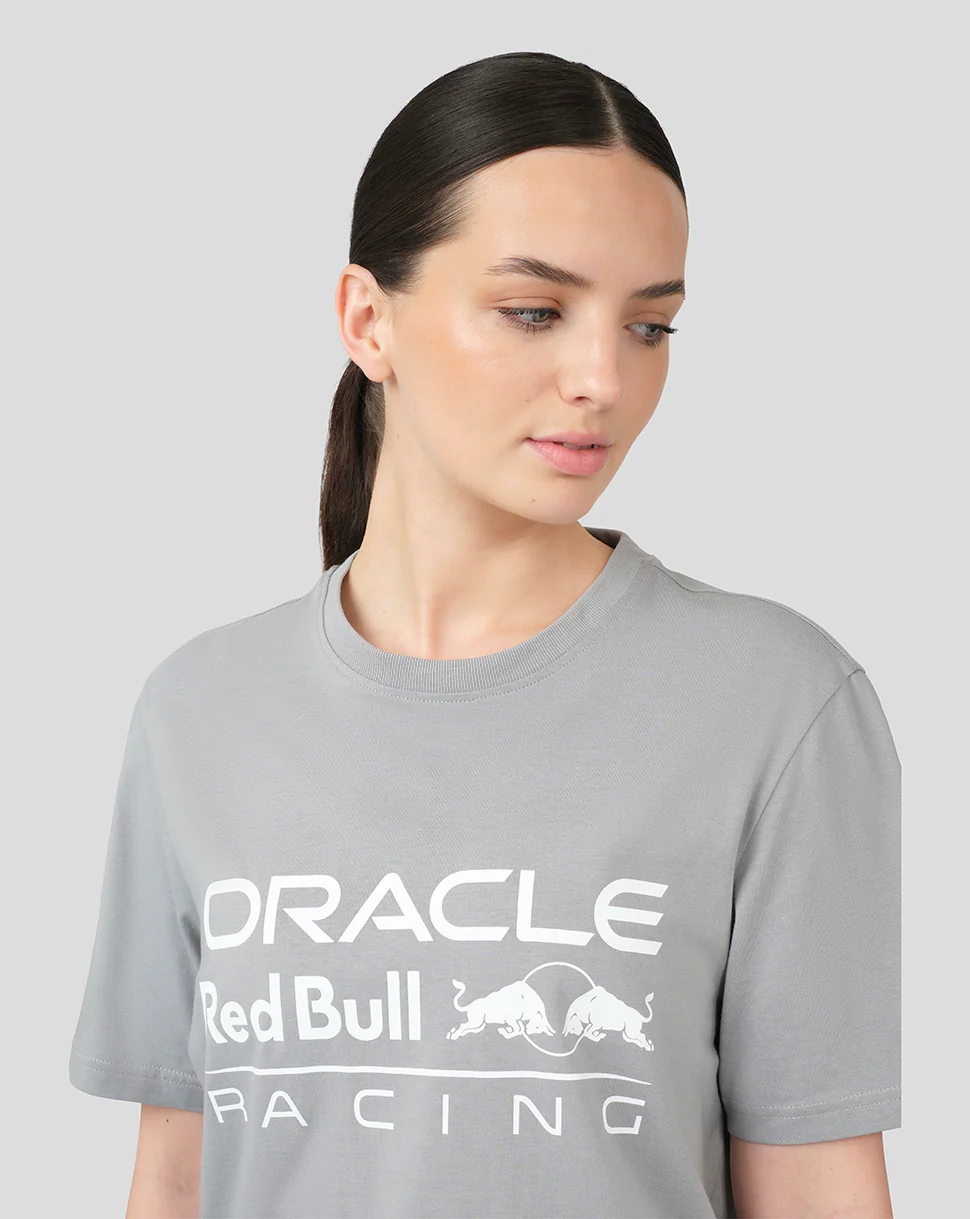 Oracle Red Bull Racing Unisex Large Front Logo T-Shirt - Grey - Image 6