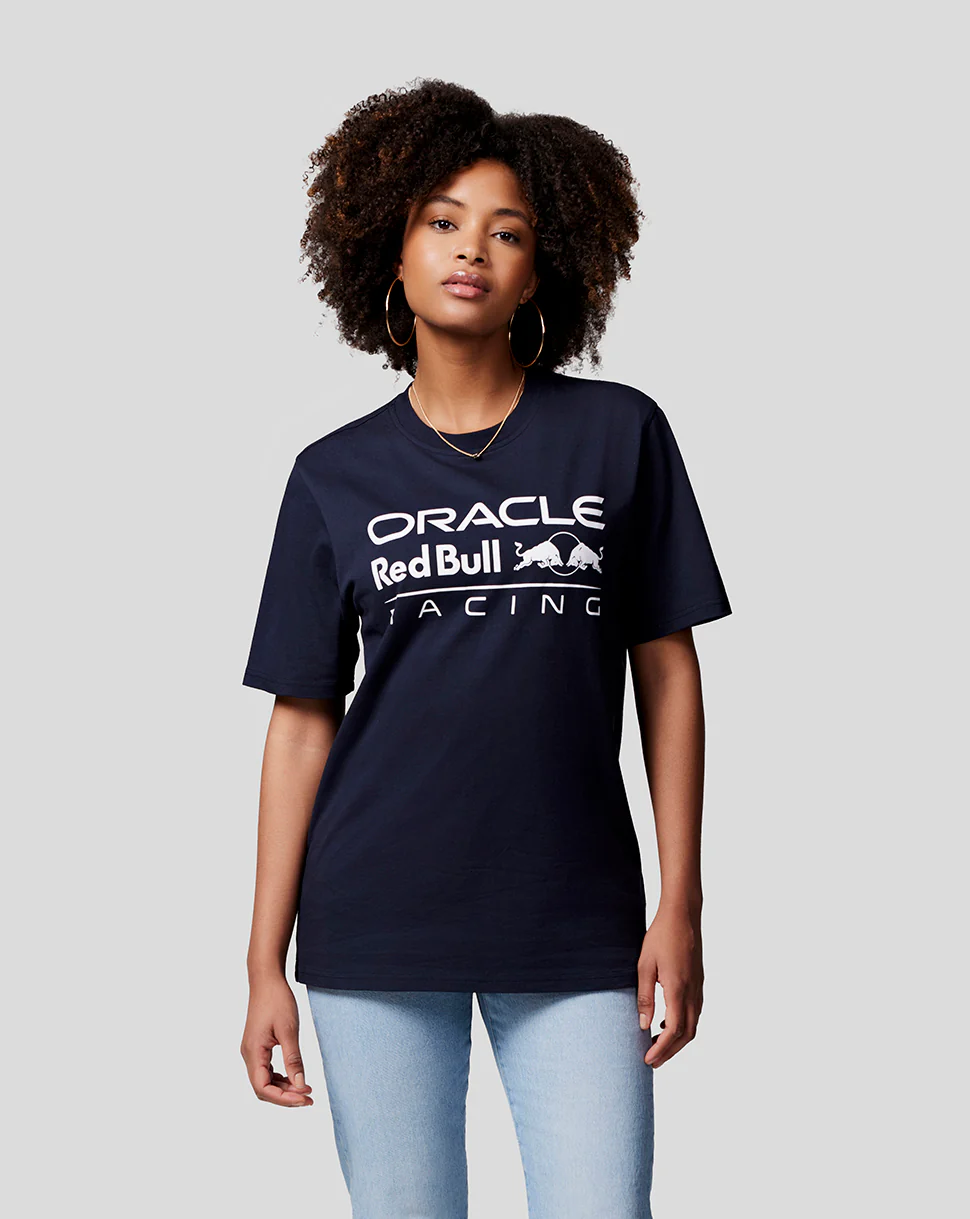 Oracle Red Bull Racing Unisex Large Front Logo T-Shirt  - Night Sky - Image 8