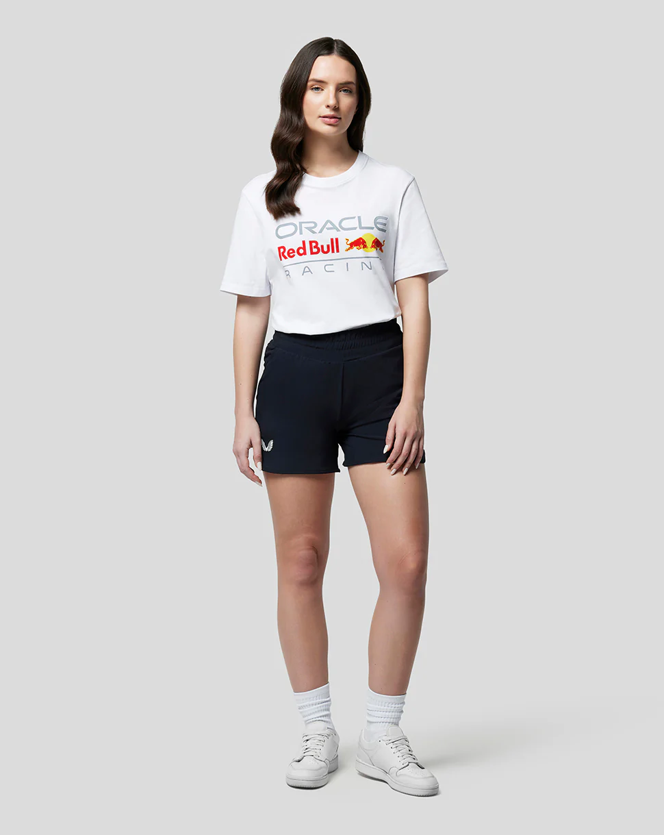 Oracle Red Bull Racing Unisex Large Front Logo T-Shirt - White - Image 8