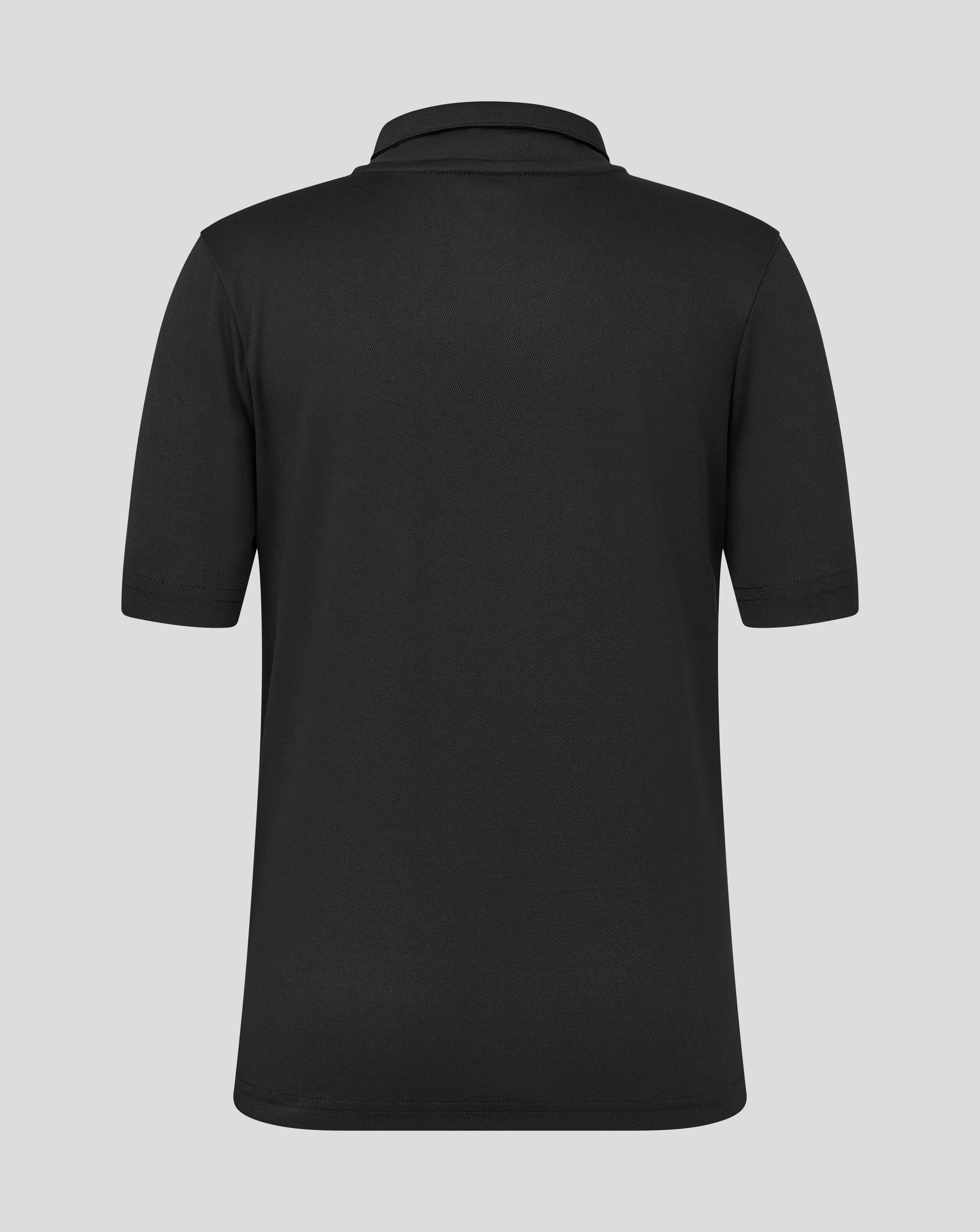 Leicester Tigers Junior 25/26 Short Sleeve Training Polo - Caviar - Image 2