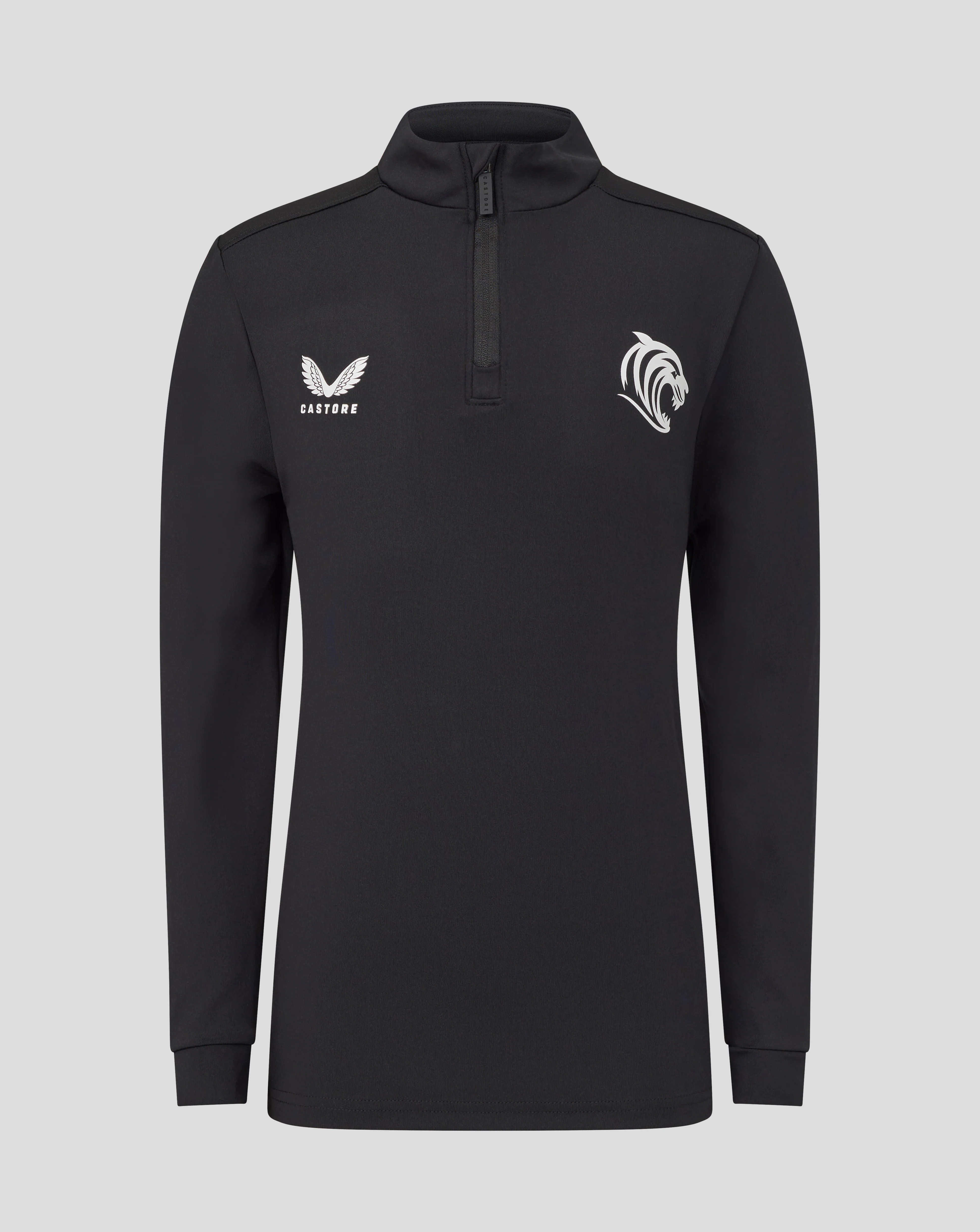 Leicester Tigers Junior 25/26 Training Midlayer - Caviar