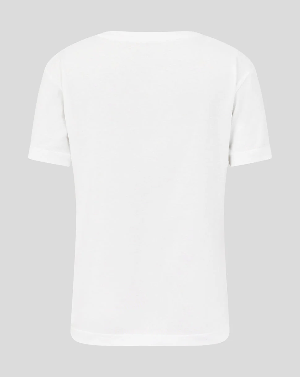 Leicester Tigers Junior 25/26 Varsity 1880 Short Sleeve T-Shirt - White - Image 4