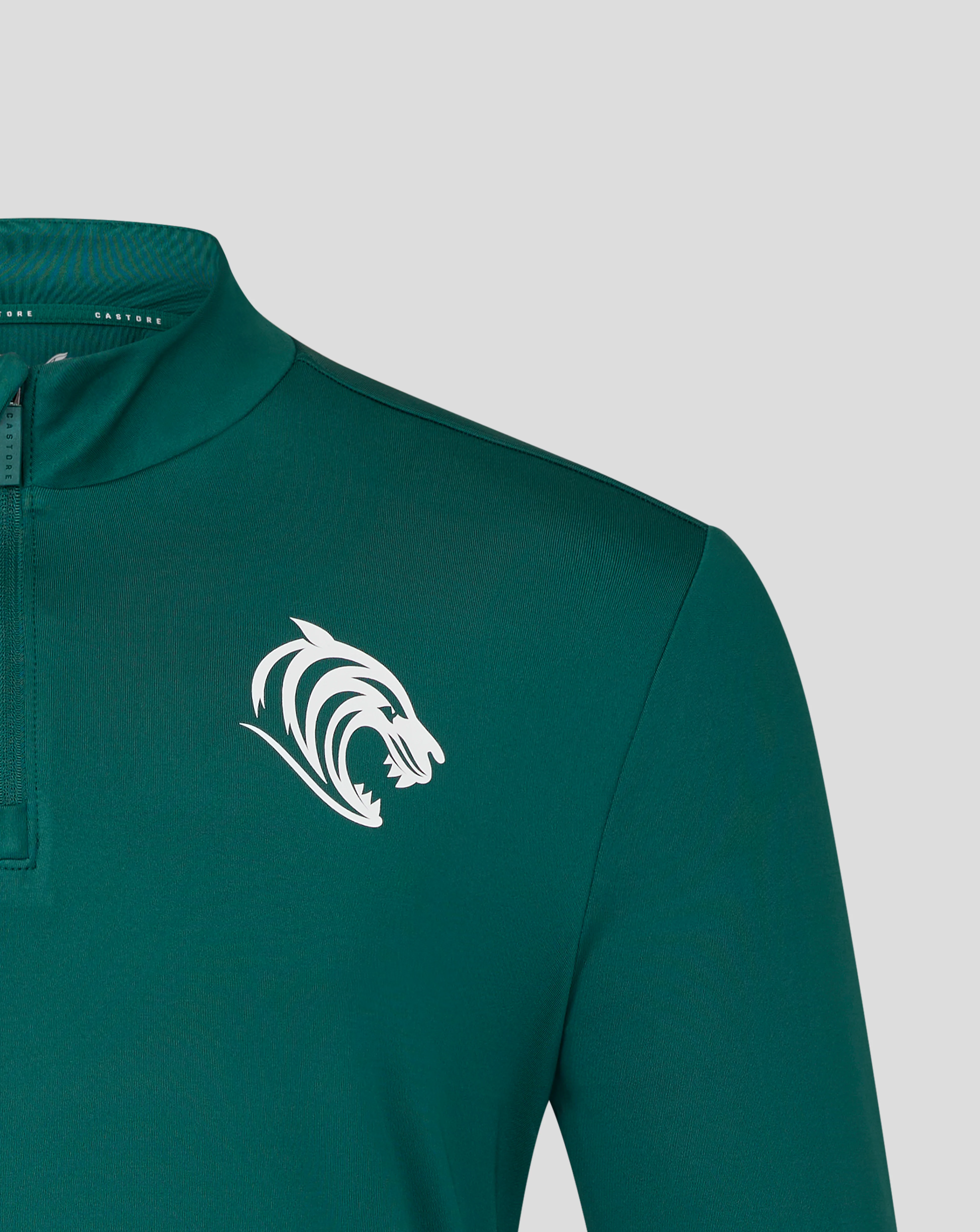 Leicester Tigers Men's 25/26 Training Midlayer - Botanical - Image 4