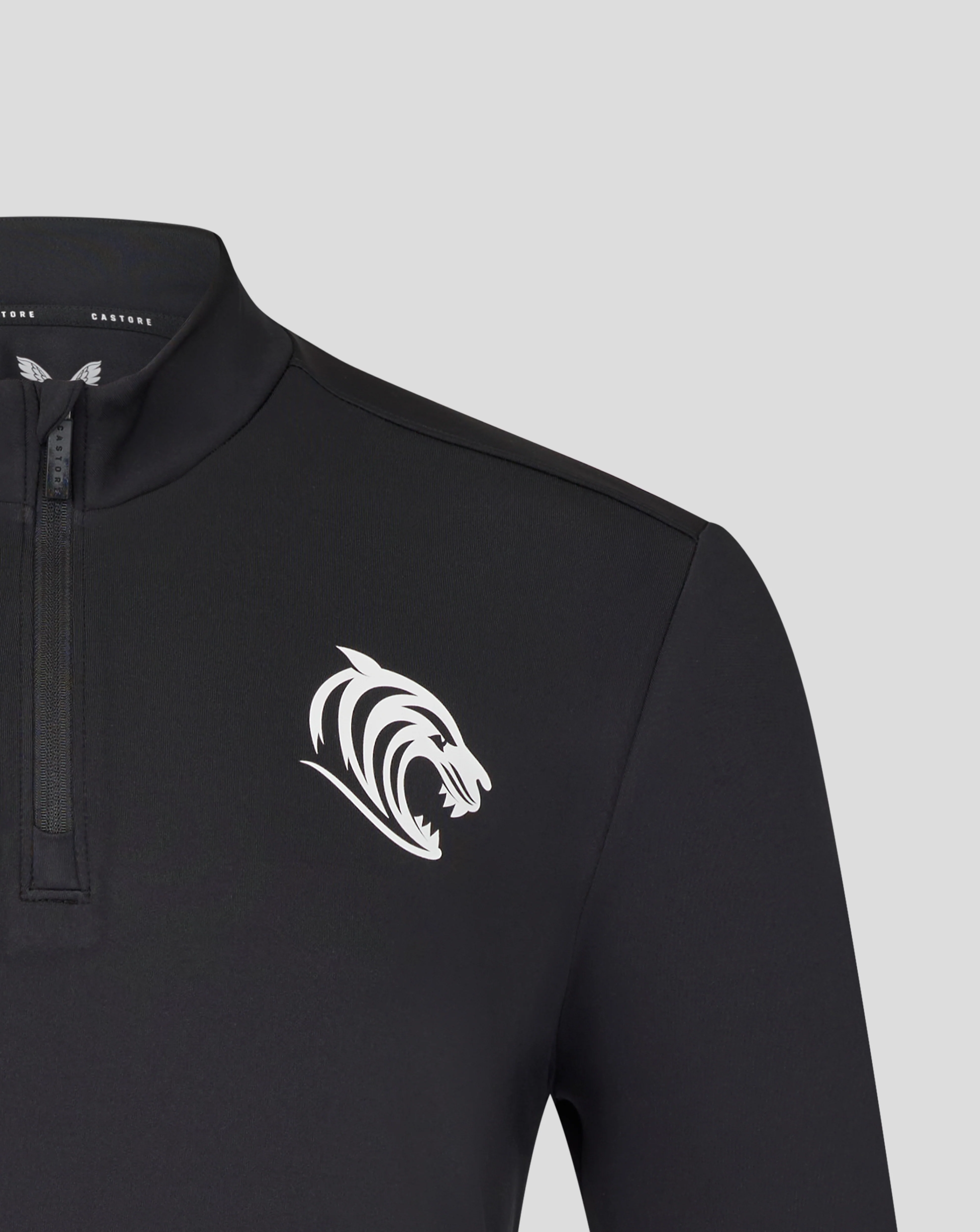Leicester Tigers Men's 25/26 Training Midlayer - Caviar - Image 3