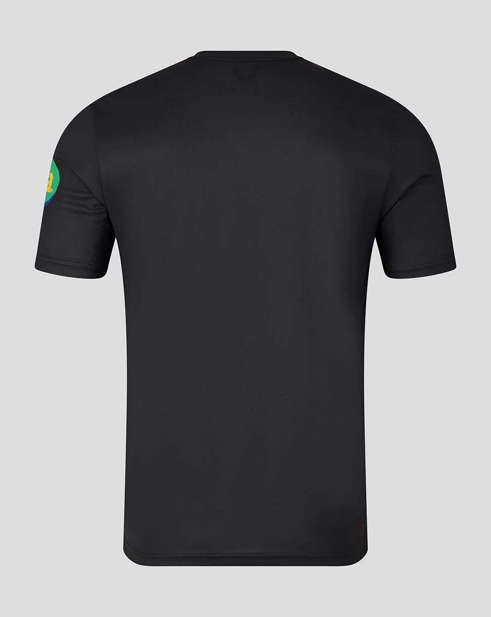 Leicester Tigers Men's 25/26 Warm Up T-Shirt - Black - Image 5