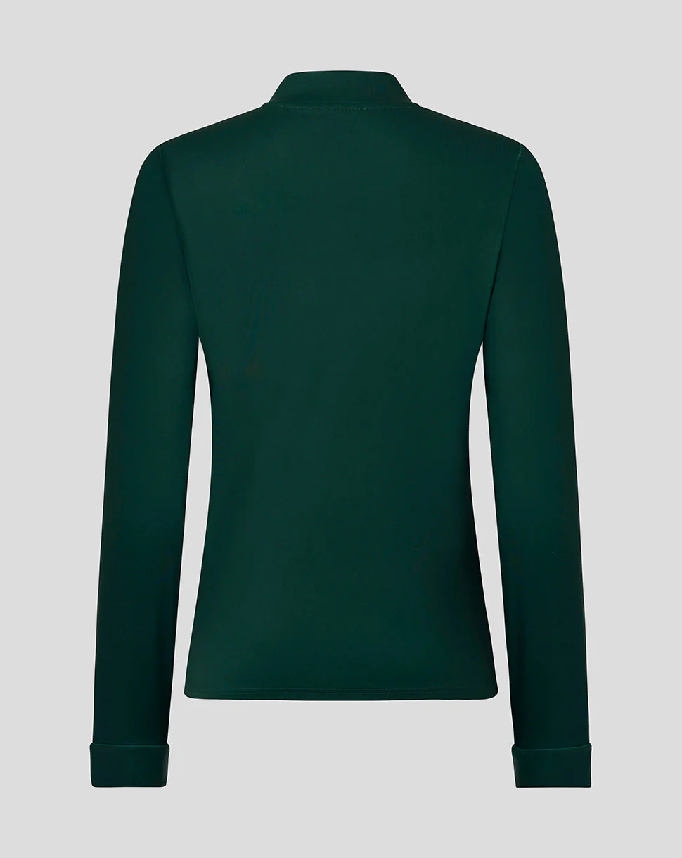 Leicester Tigers Women's 25/26 Training Quarter Zip - Dark Green - Image 2