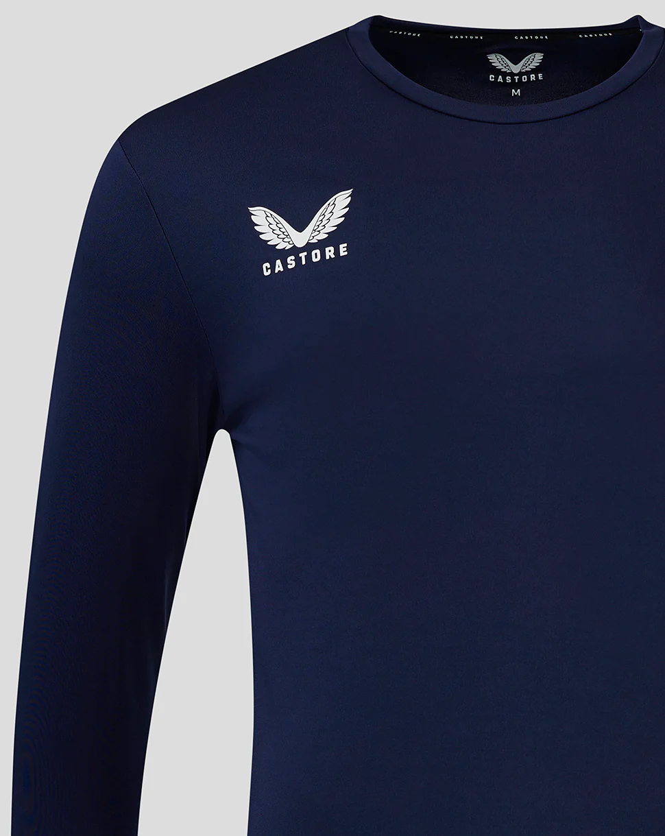 Long Sleeve Training T-Shirt - Navy - Image 2