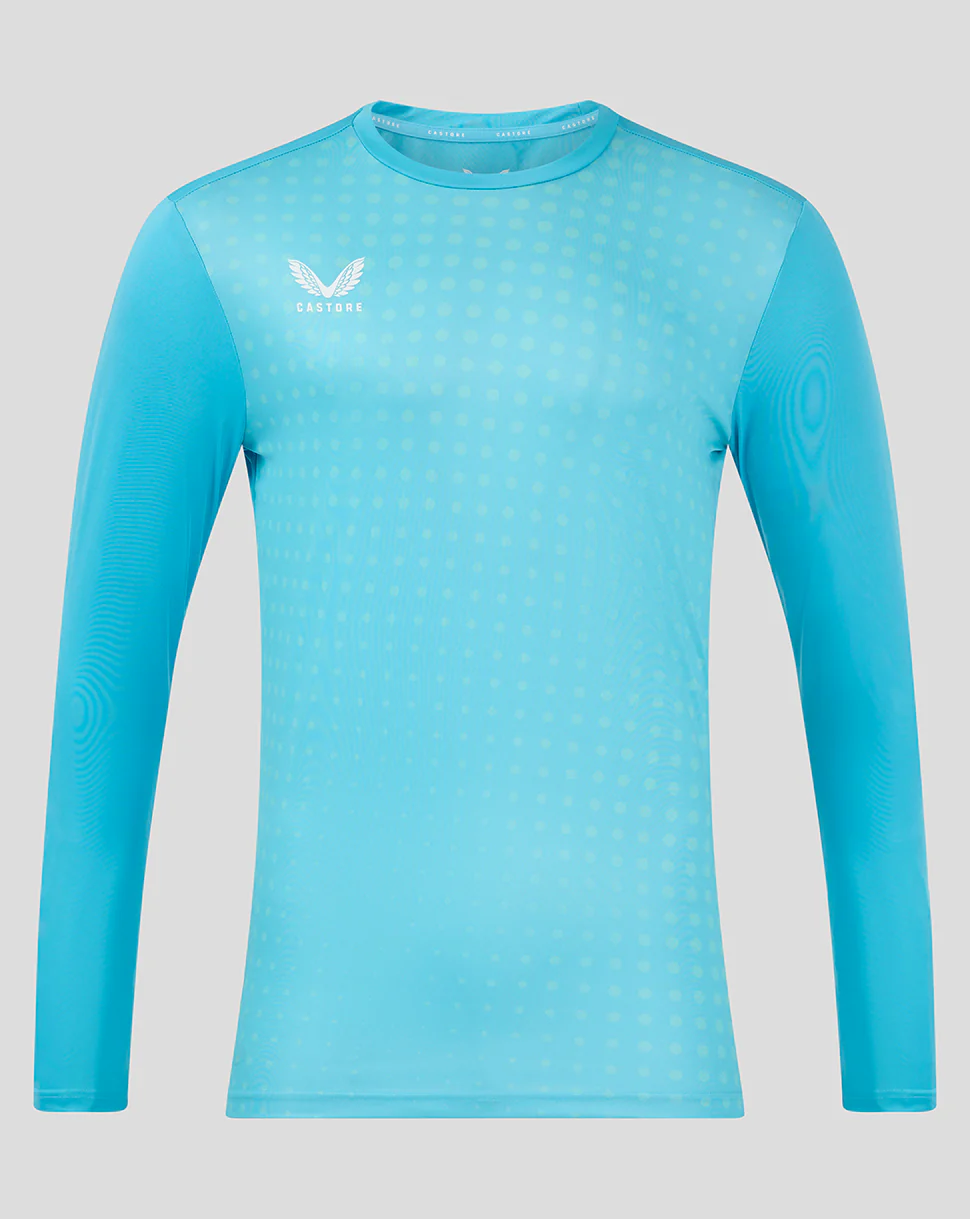 LS Dots Printed Training Tee  2 - Aquarius / Bachelor Button