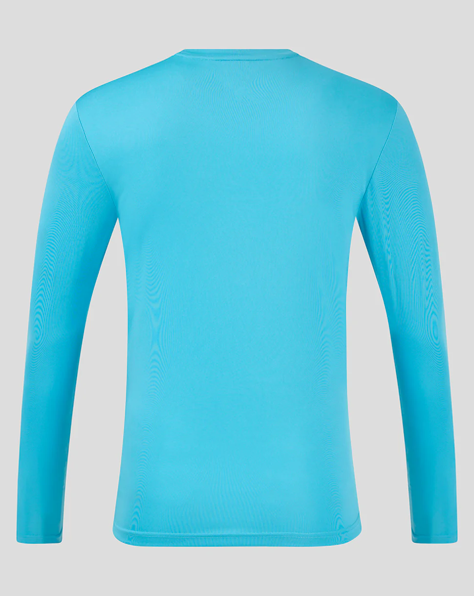 LS Dots Printed Training Tee  2 - Aquarius / Bachelor Button - Image 4