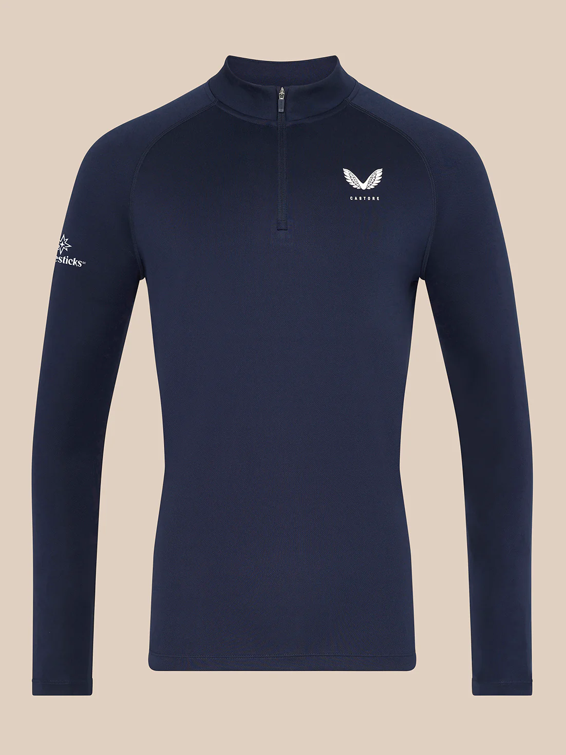 Majesticks 1/4 Zip Top - Navy