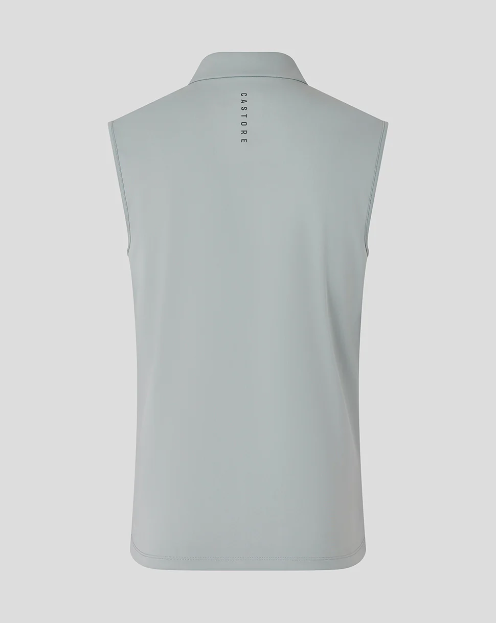 Majesticks Classic Half Zip Gilet - Grey - Image 2