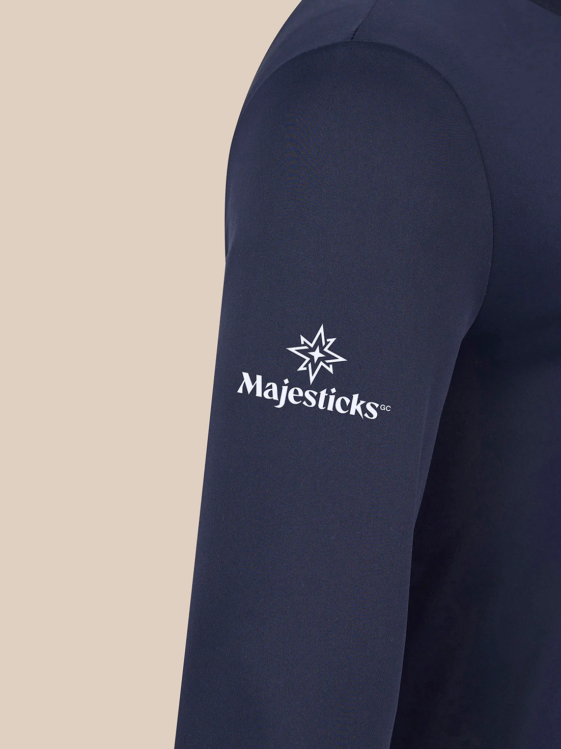 Majesticks ¼ Zip Top – Navy - Image 3