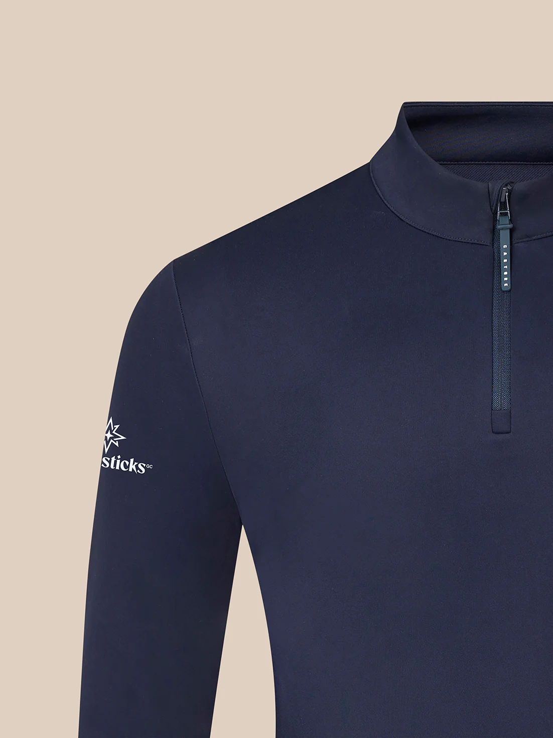 Majesticks ¼ Zip Top – Navy - Image 4