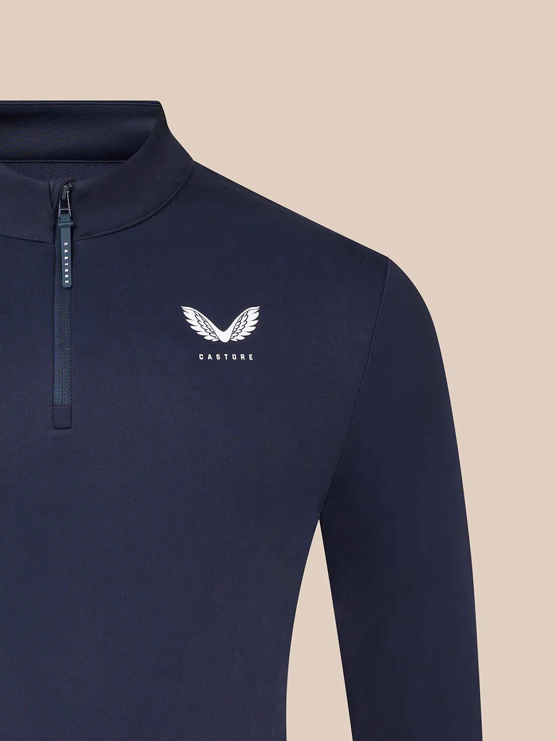 Majesticks ¼ Zip Top – Navy - Image 5