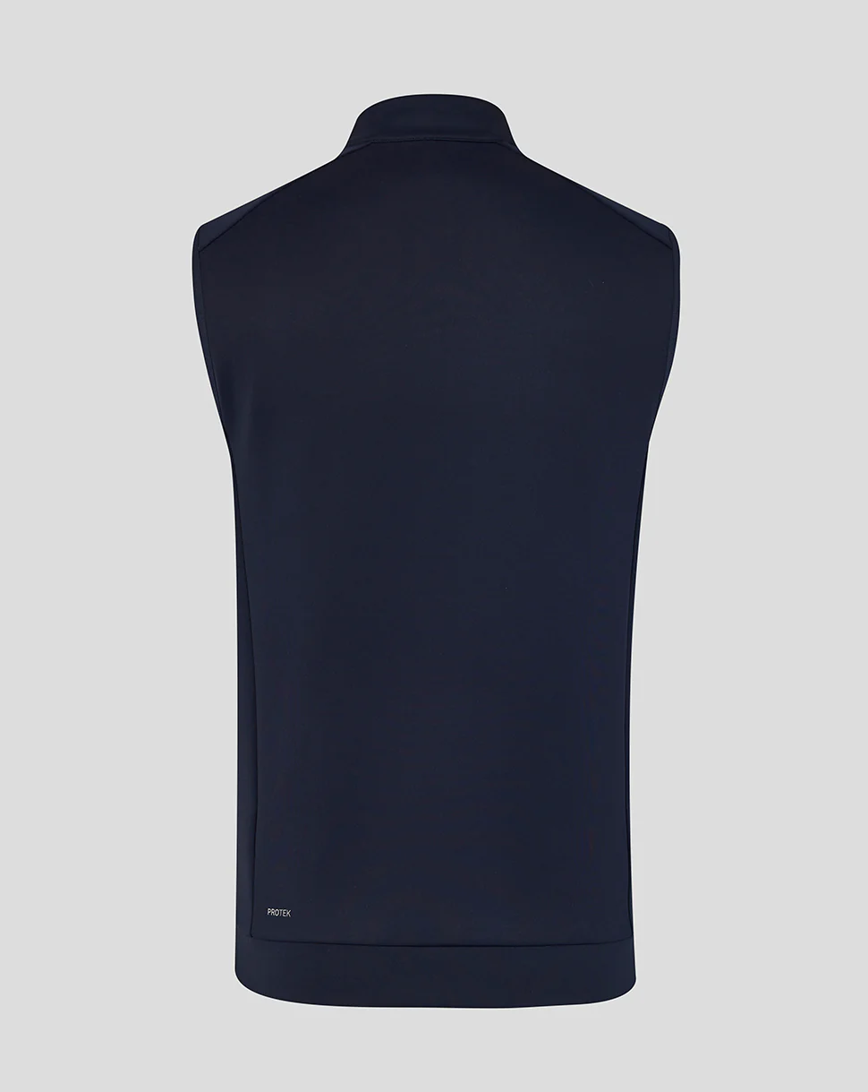 Majesticks Golf Club Men's Flex 1/2 Zip Gilet - Navy - Image 2