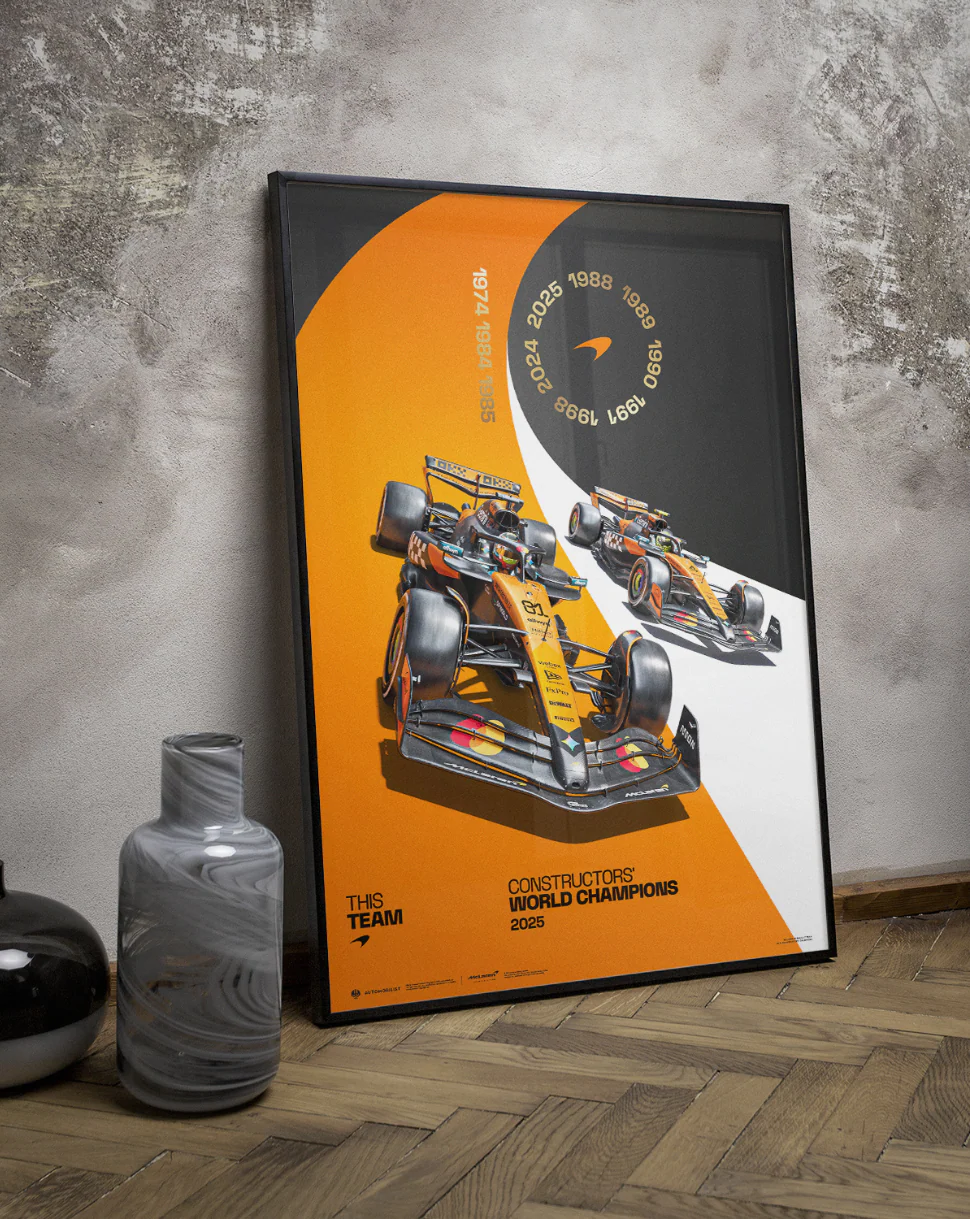McLaren Formula1 Team | 2025 Constructors' Champions | Official Poster - Image 2