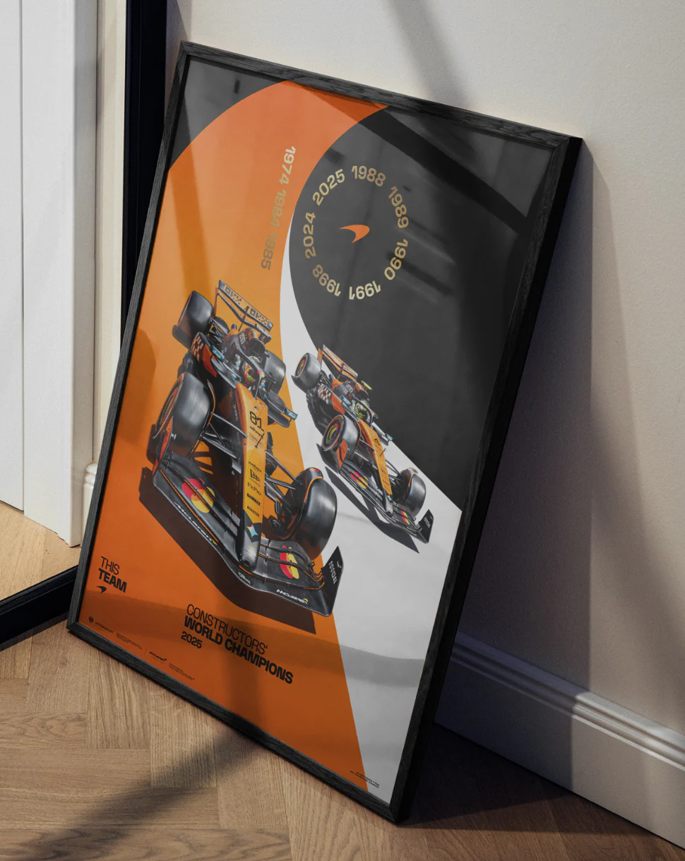 McLaren Formula1 Team | 2025 Constructors' Champions | Official Poster - Image 4