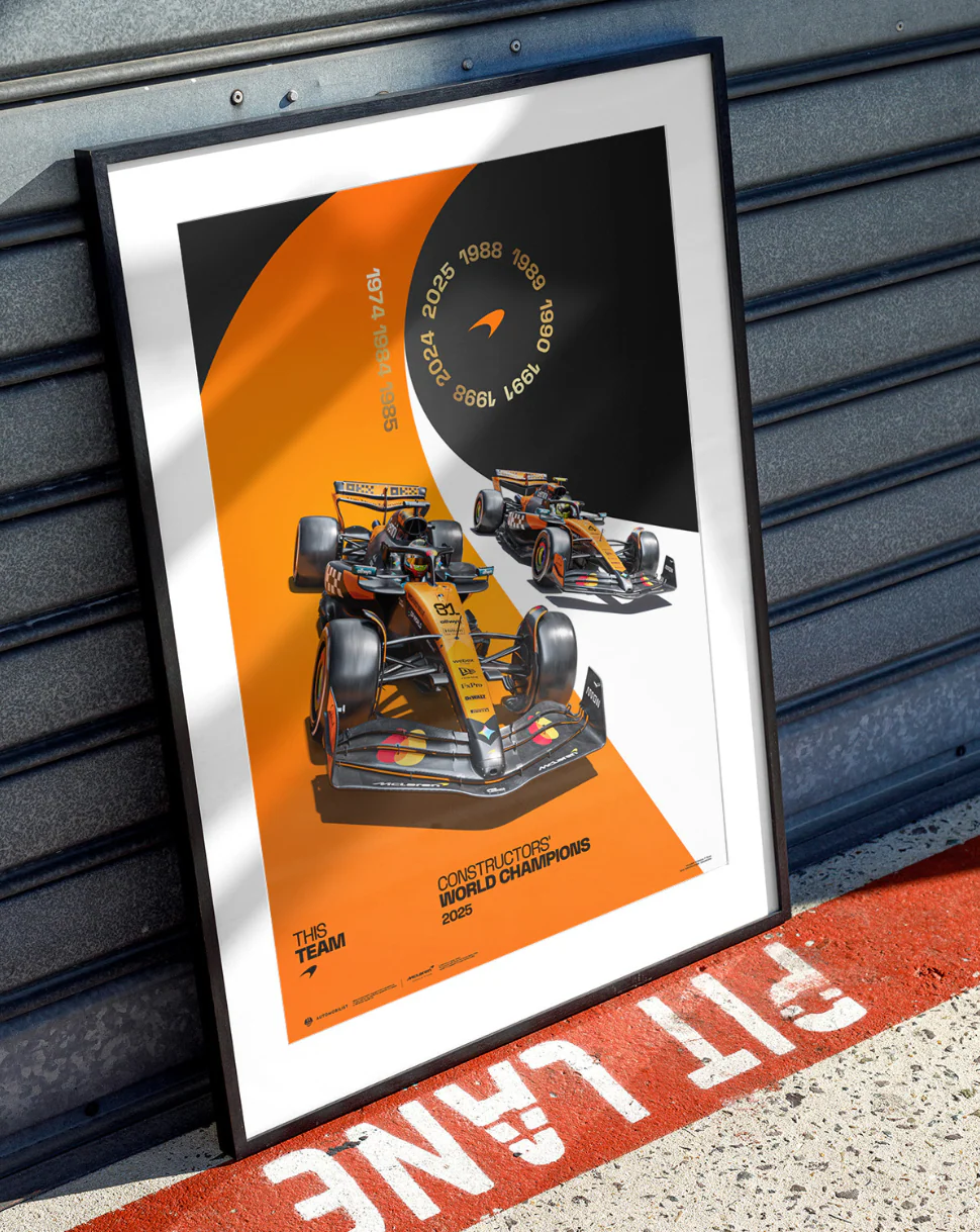 McLaren Formula1 Team | 2025 Constructors' Champions | Official Poster - Image 6
