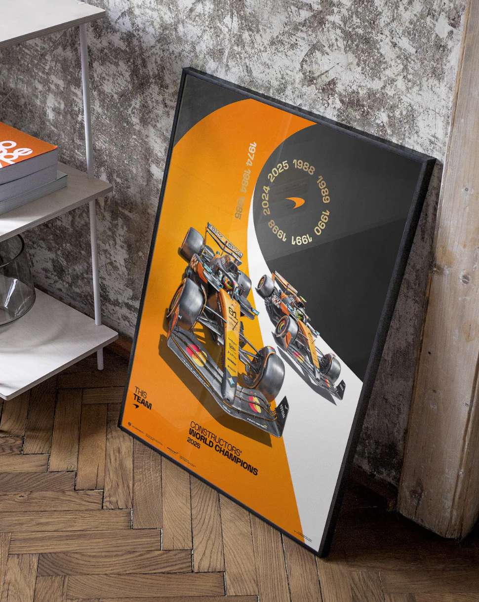 McLaren Formula1 Team | 2025 Constructors' Champions | Official Poster - Image 7