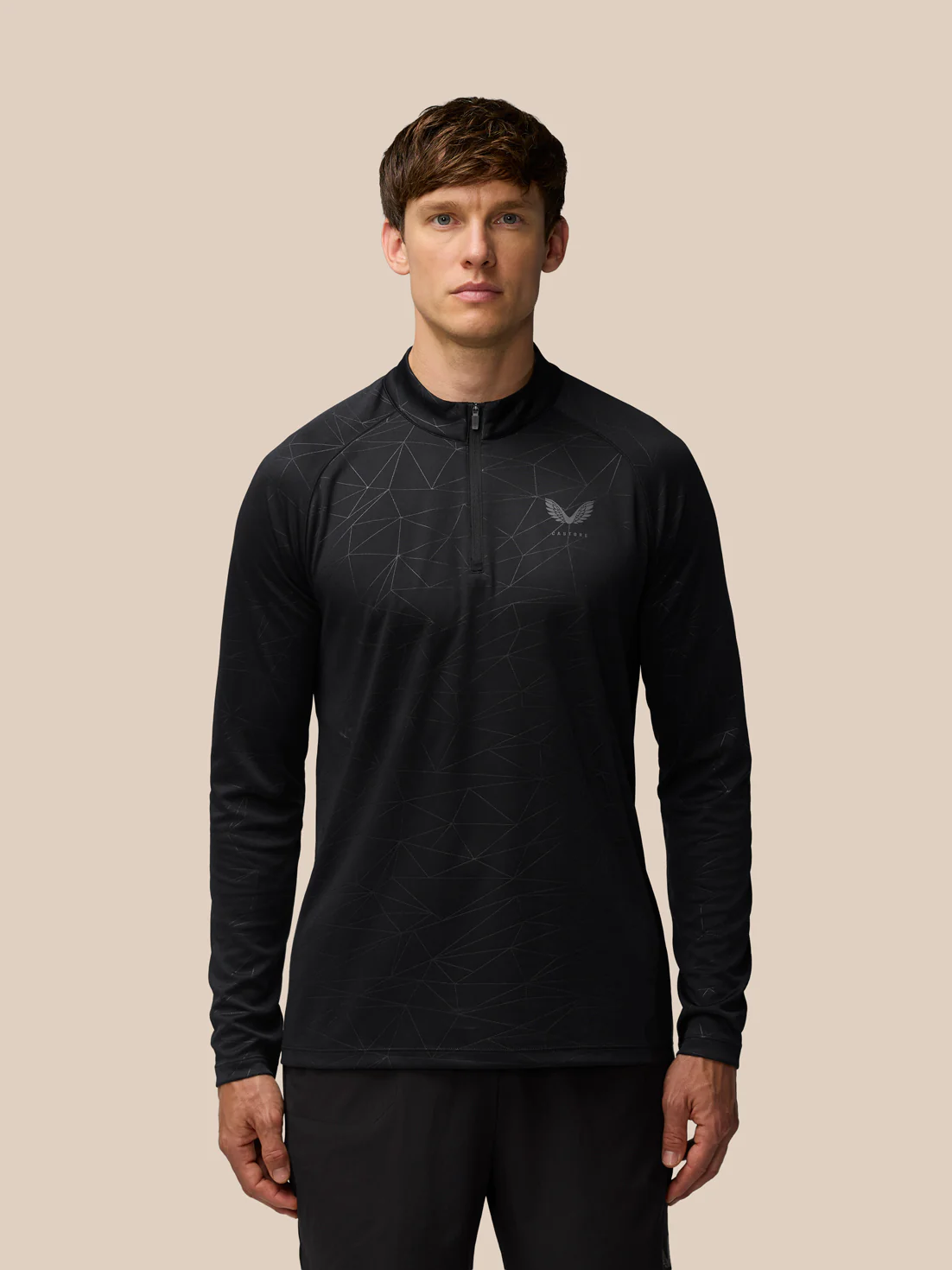 Adapt Training 1/4 Zip Top - Black