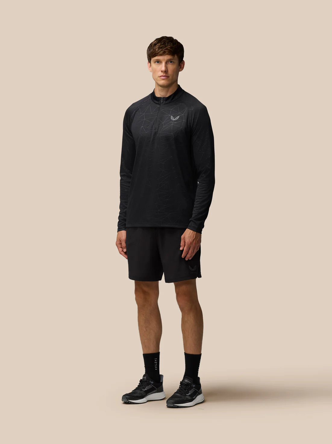 Adapt Training 1/4 Zip Top - Black - Image 4