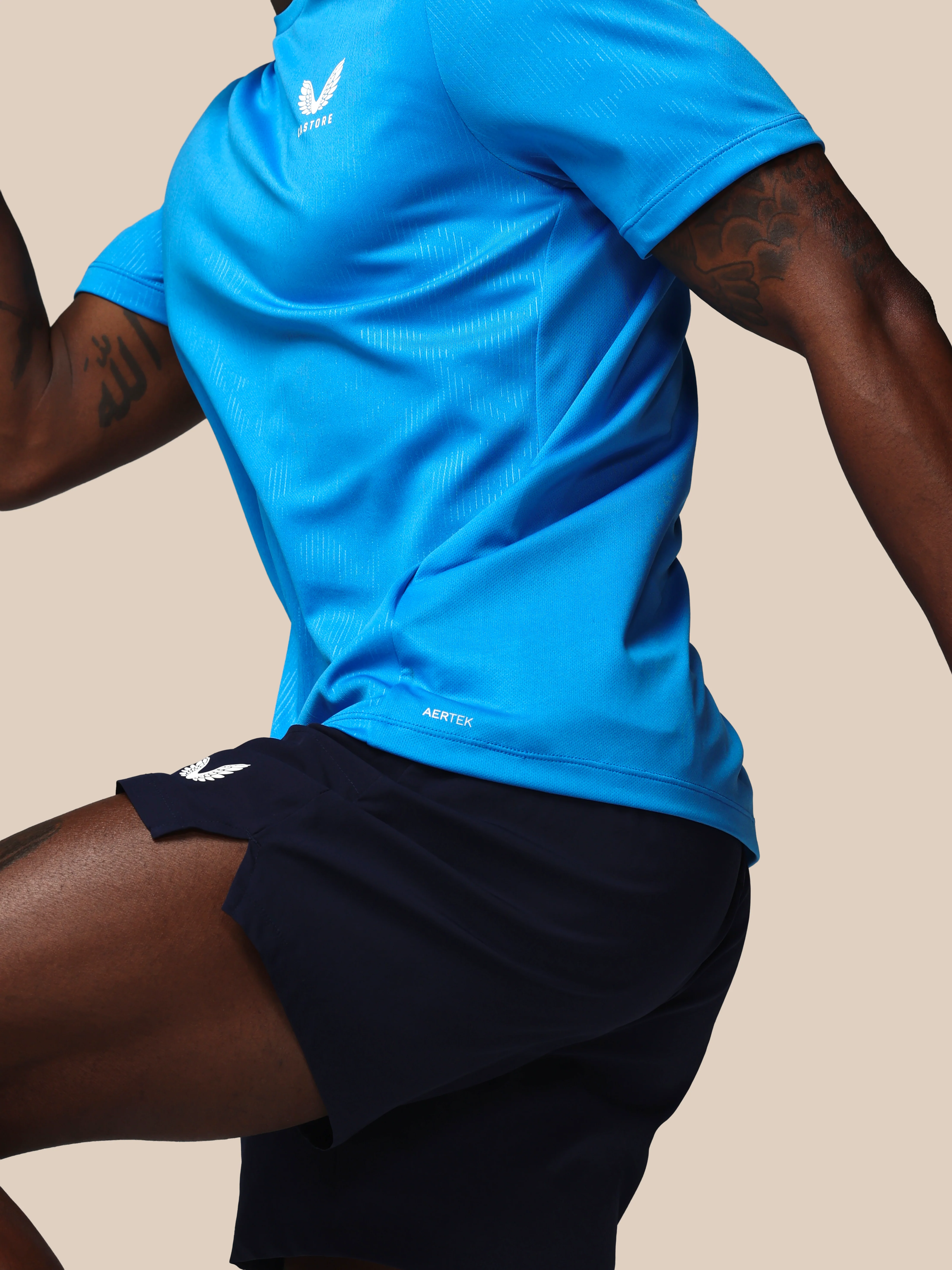 Men’s Adapt All-Over Print Short Sleeve T-Shirt - Blue
