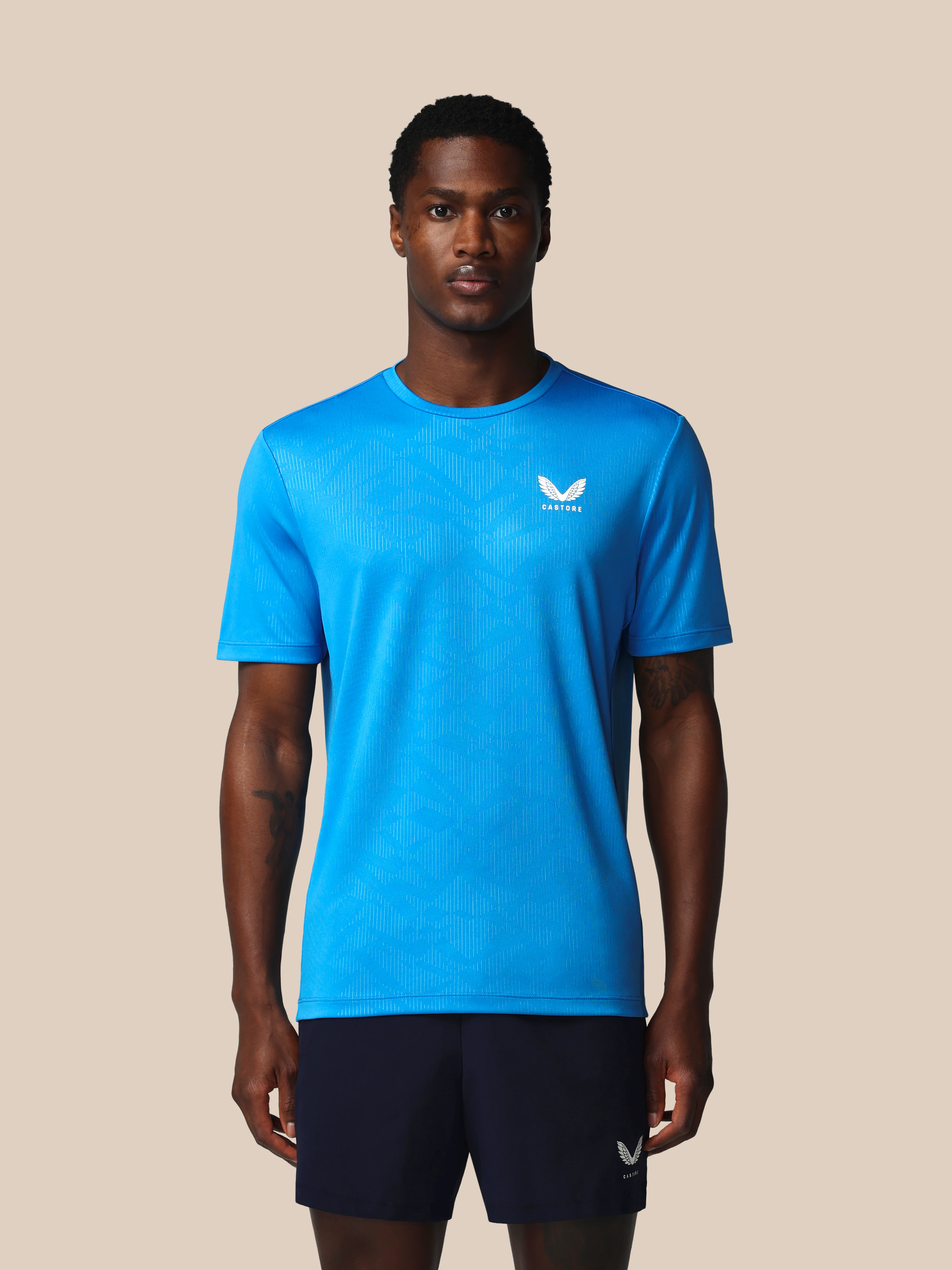 Men’s Adapt All-Over Print Short Sleeve T-Shirt - Blue - Image 2