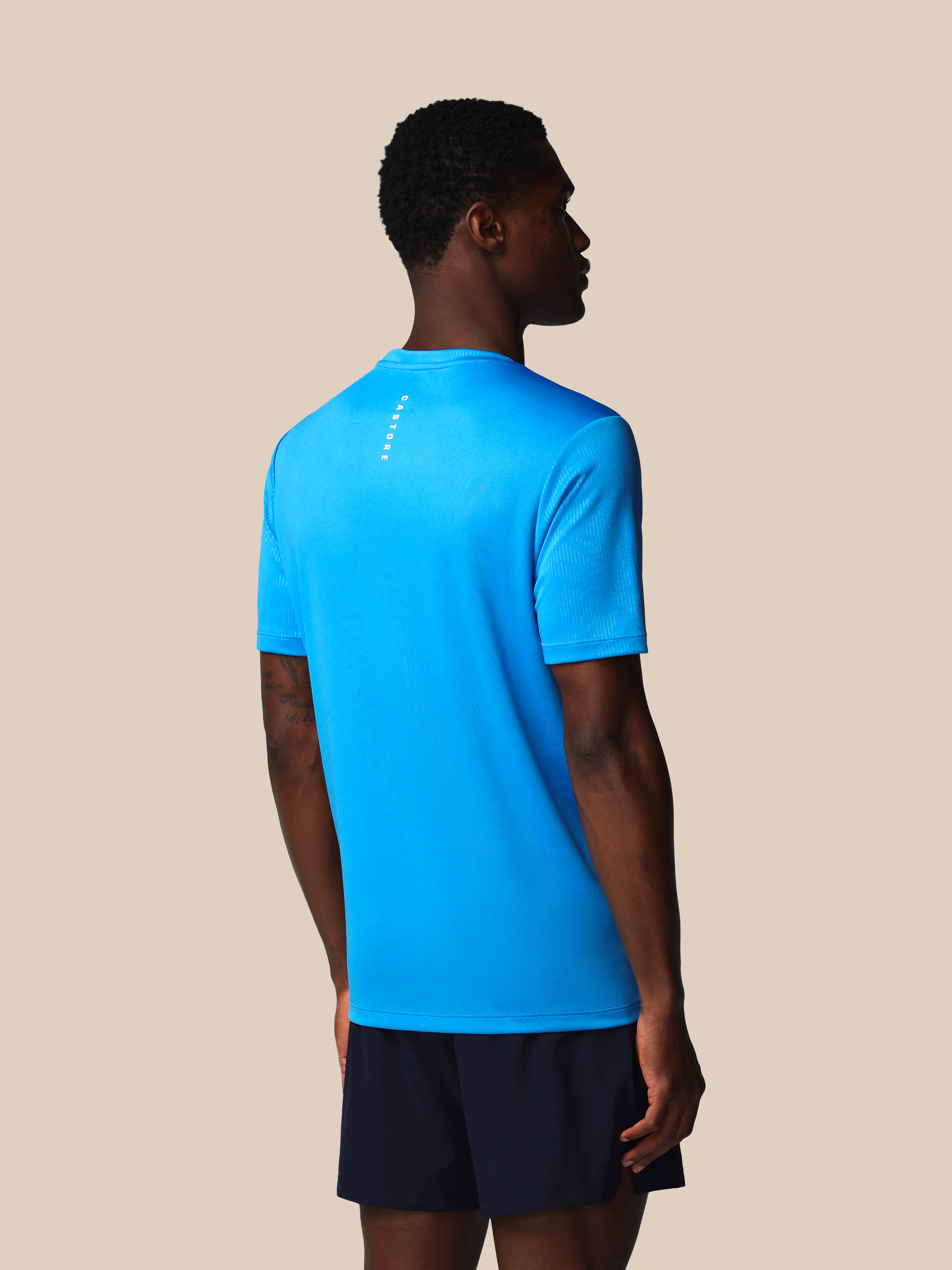 Men’s Adapt All-Over Print Short Sleeve T-Shirt - Blue - Image 3