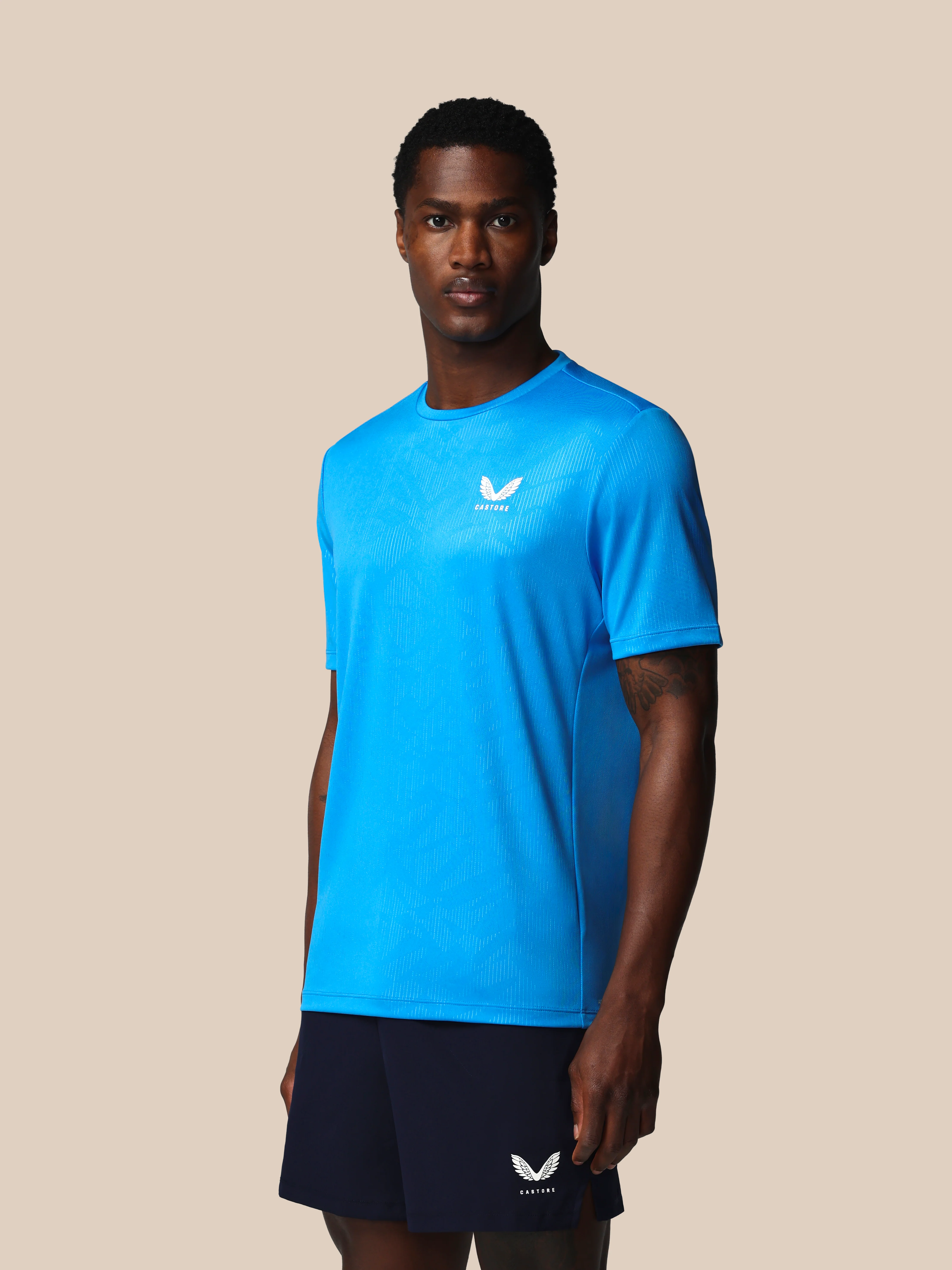 Men’s Adapt All-Over Print Short Sleeve T-Shirt - Blue - Image 5