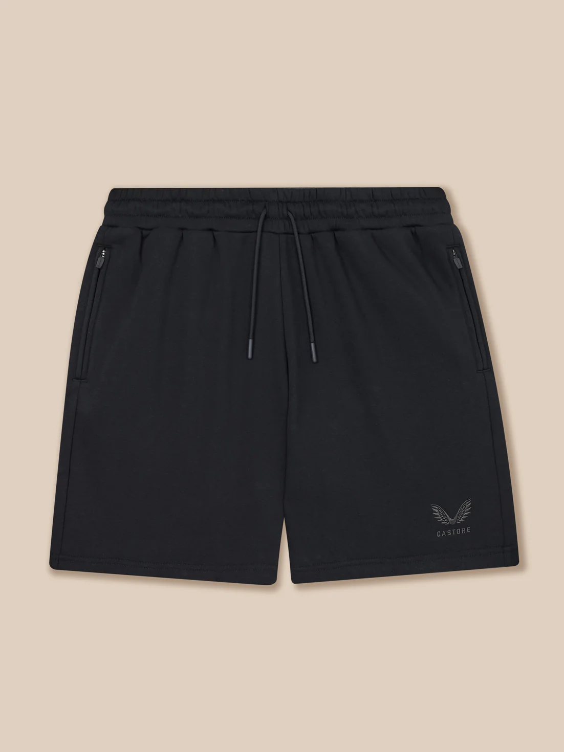 Men’s Adapt Cotton Fleece Shorts - Black - Image 6