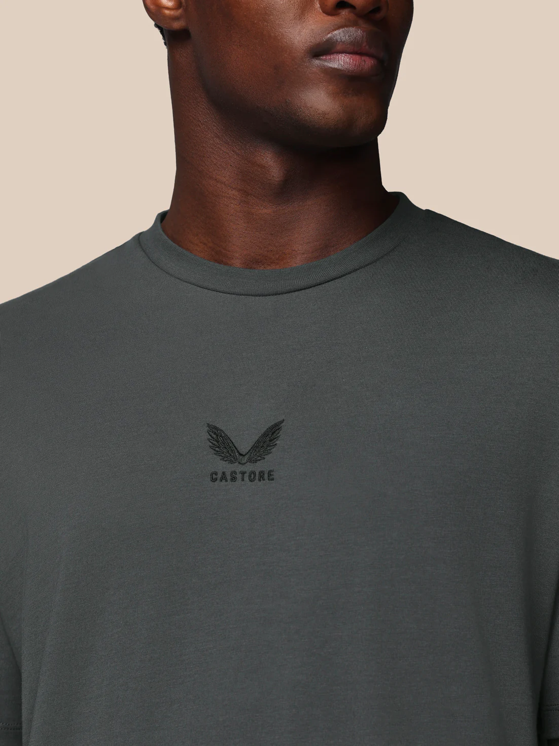 Men’s Adapt Cotton Short Sleeve Loose Fit T-Shirt - Gunmetal - Image 5