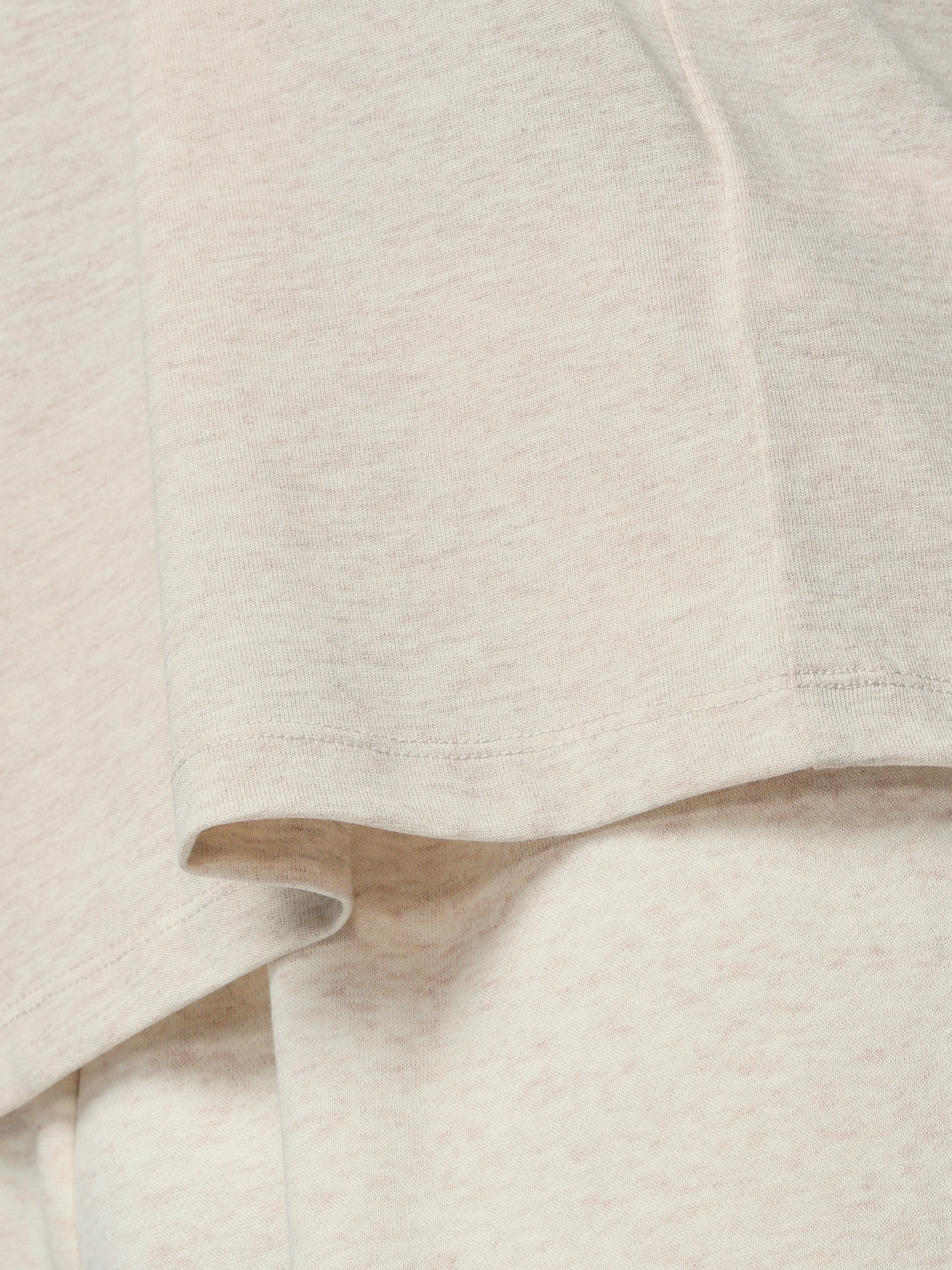 Men’s Adapt Cotton Short Sleeve Loose Fit T-Shirt - Cream - Image 7