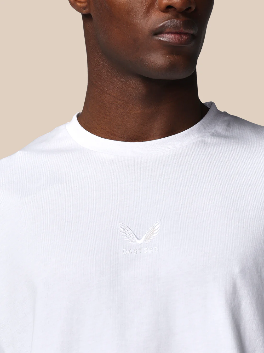 Men’s Adapt Cotton Short Sleeve Loose Fit T-Shirt - White - Image 6