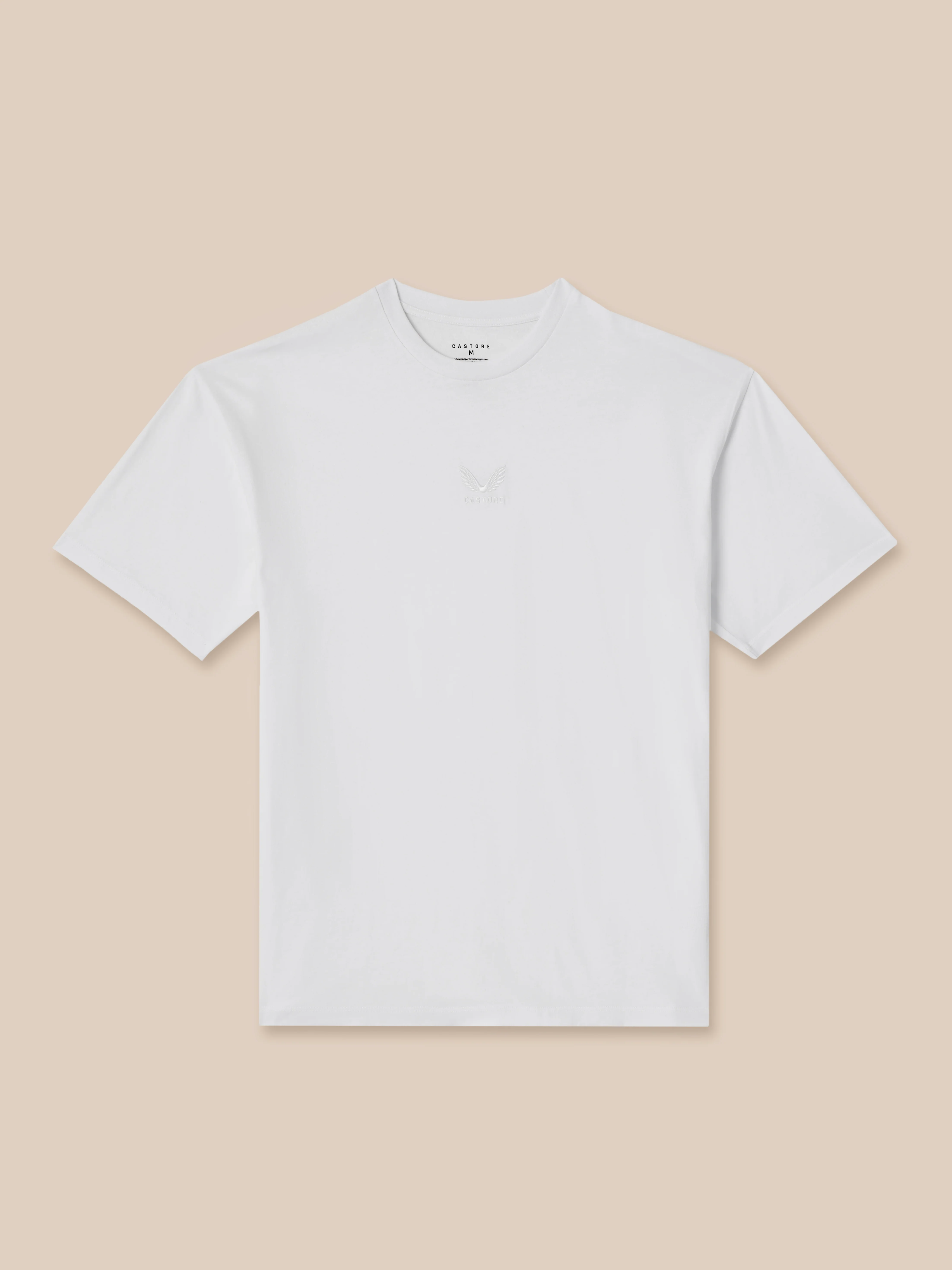 Men’s Adapt Cotton Short Sleeve Loose Fit T-Shirt - White - Image 8