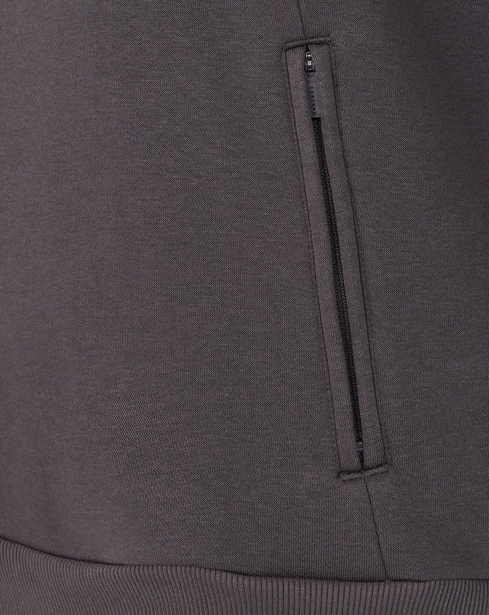 Men’s Adapt Long Sleeve Cotton Fleece Hoodie - Gunmetal - Image 7