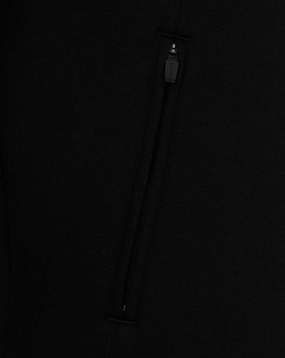 Men’s Adapt Cotton Fleece Quarter Zip Sweatshirt - Black - Image 8