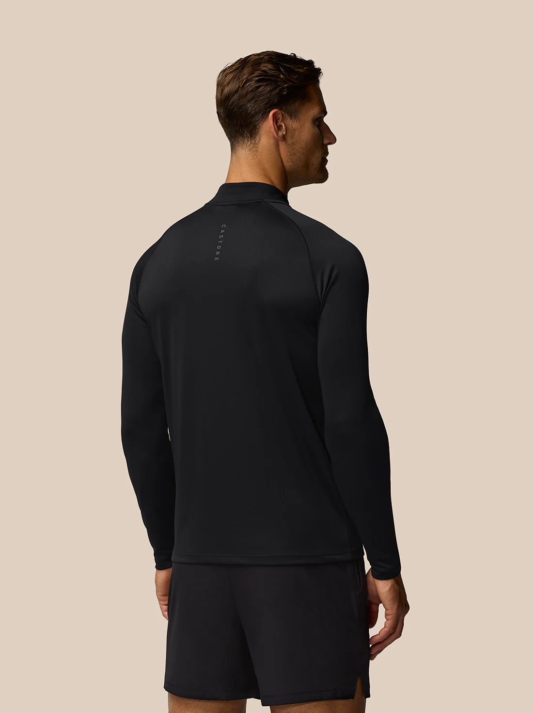 Adapt Training 1/4 Zip Top - Black - Image 2