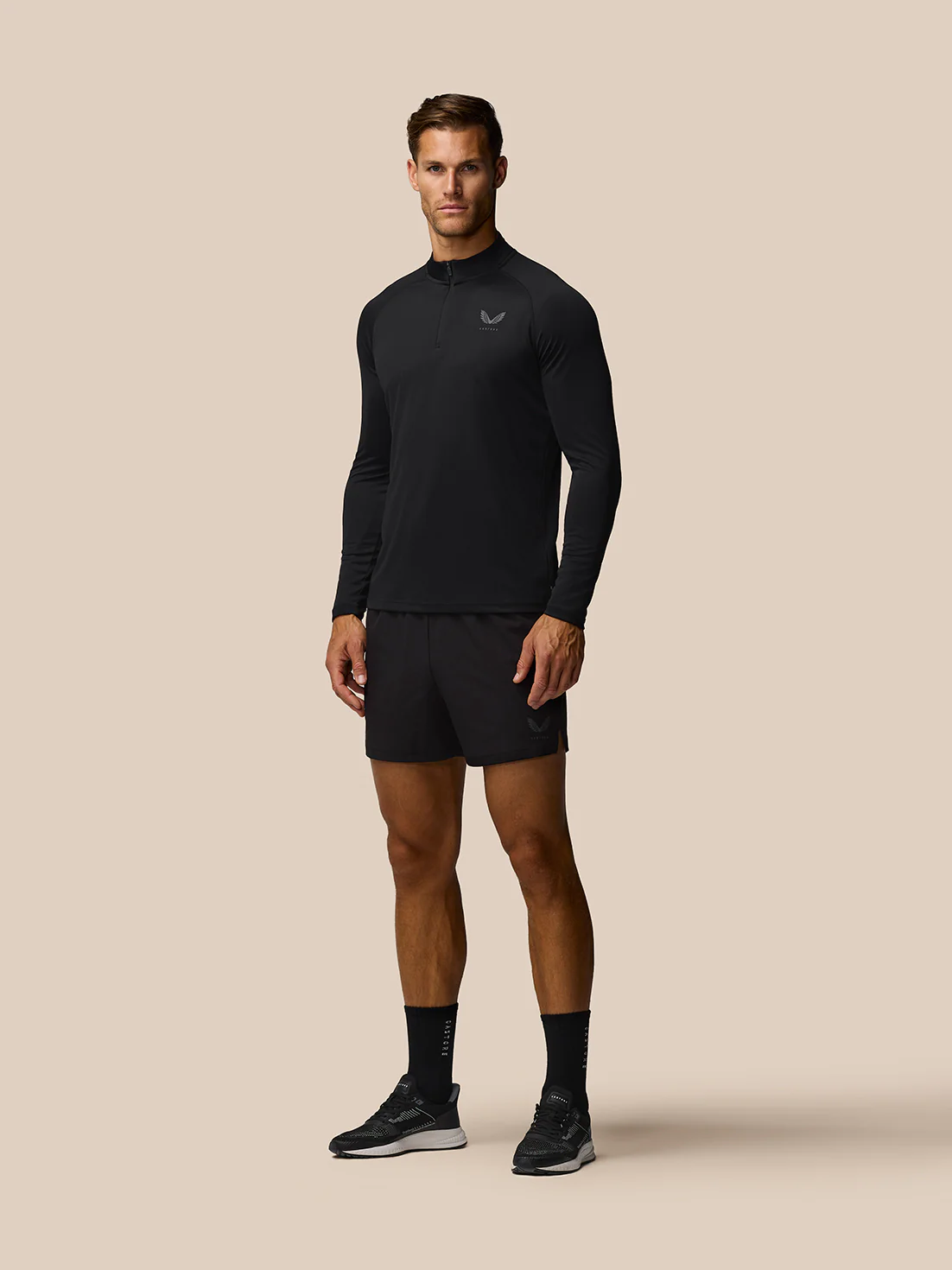 Adapt Training 1/4 Zip Top - Black - Image 4