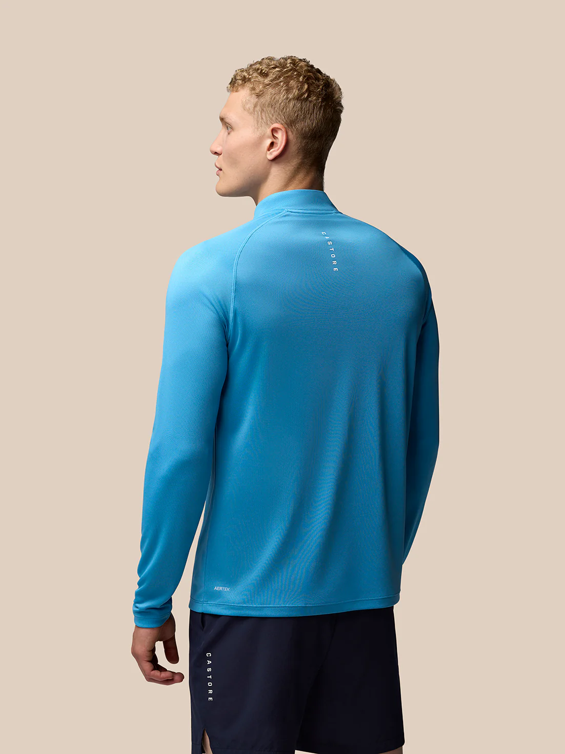Adapt Training 1/4 Zip Top - Corn Blue - Image 2