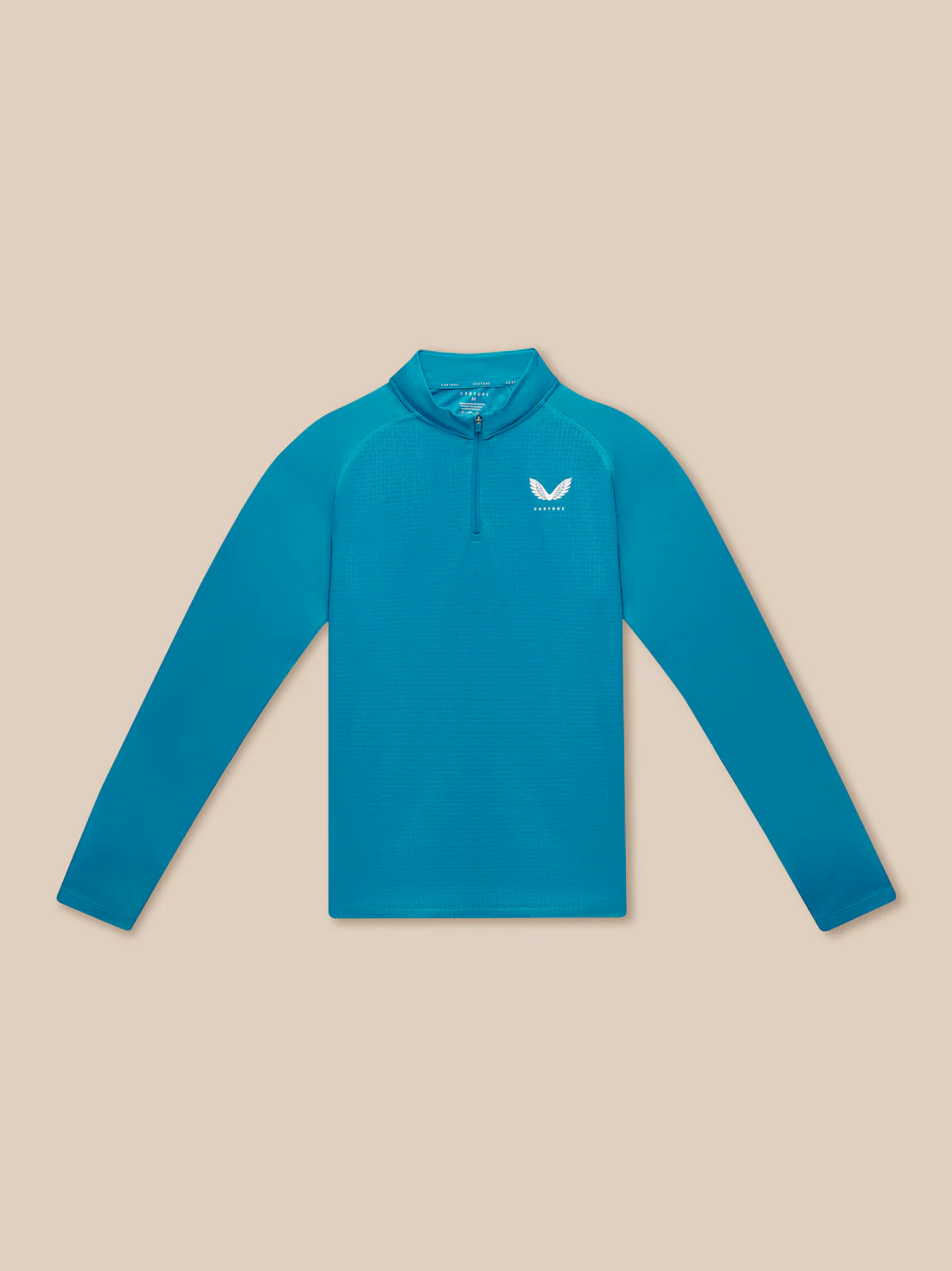 Men’s Adapt Print 1/4 Zip Top - Dark Aqua - Image 7
